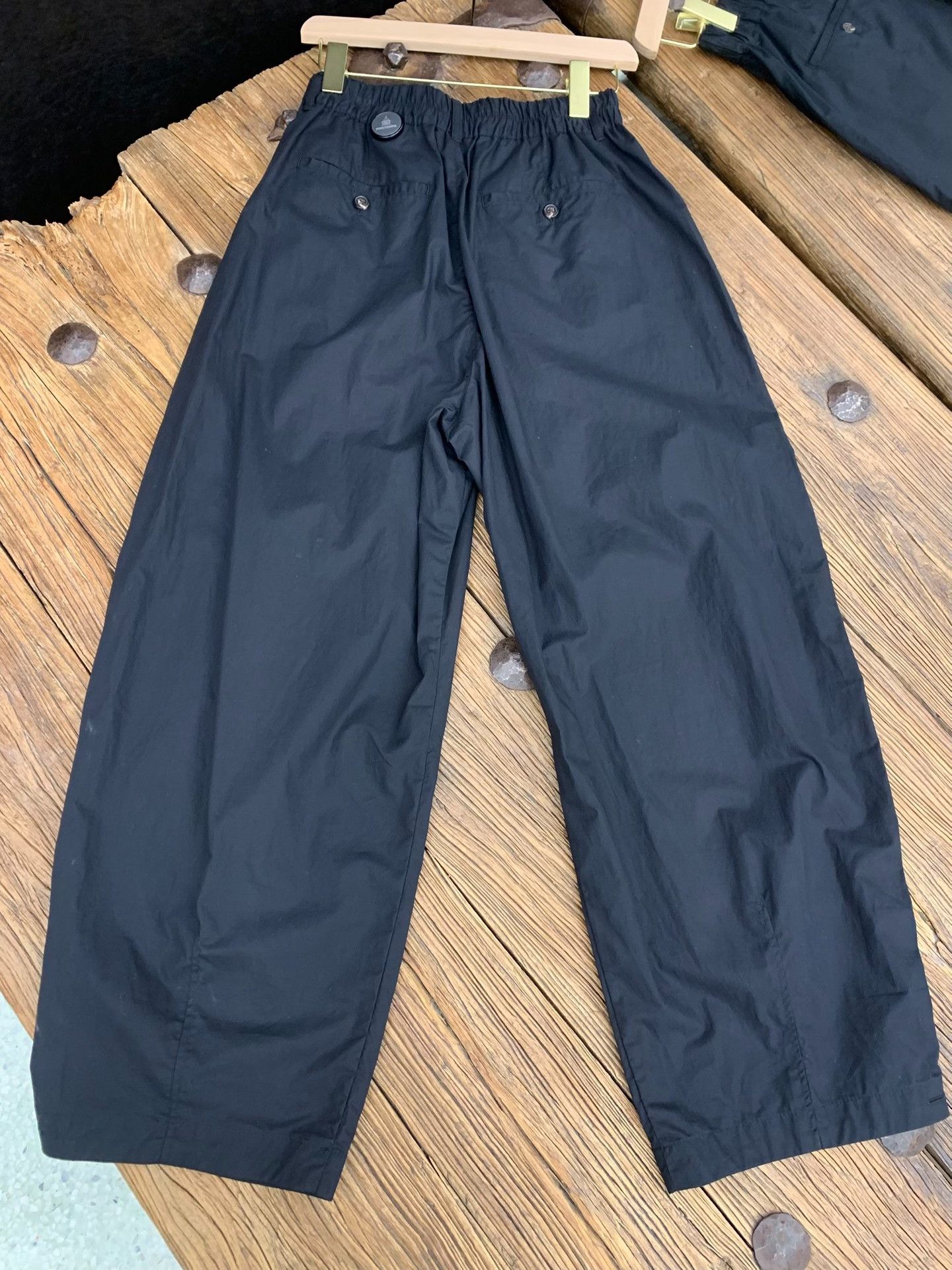 Soeur Soeur SS25 Black Straight-Leg Pants Size 36" / US 14 / IT 50 - 6 Thumbnail