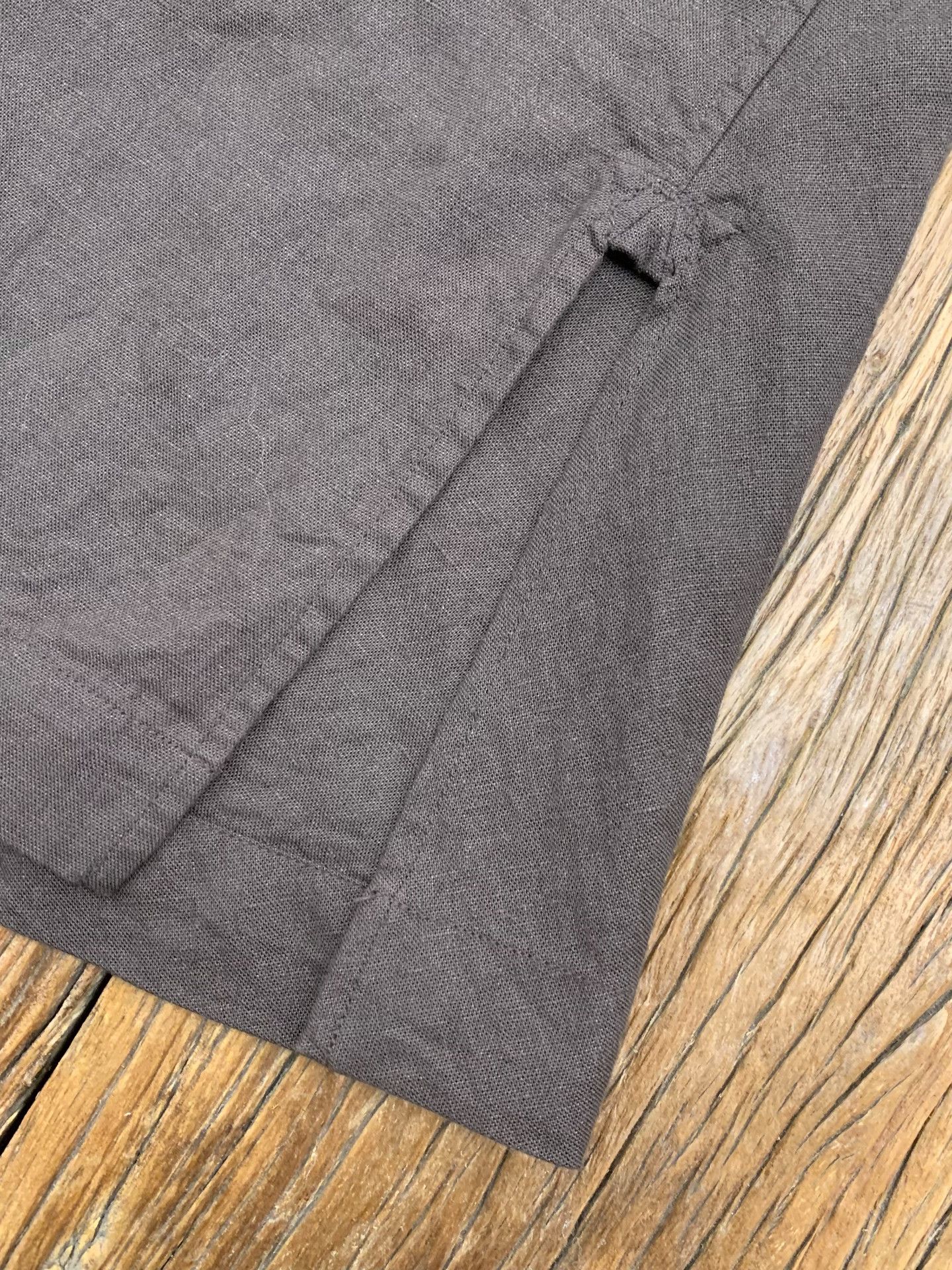45rpm 45R Cotton-Linen Hollow-Out Pleated Shirt Coat Size L / US 10 / IT 46 - 5 Thumbnail
