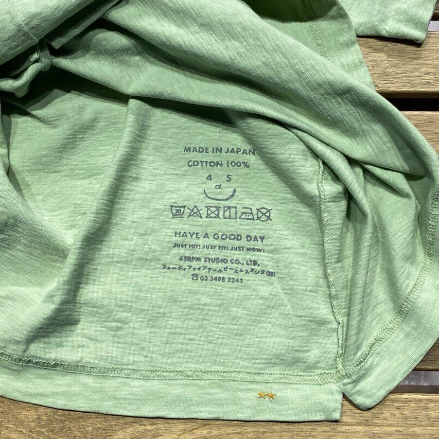 45rpm 45R Spring Limited Cotton Short Sleeve T-shirt Size US M / EU 48-50 / 2 - 4 Thumbnail