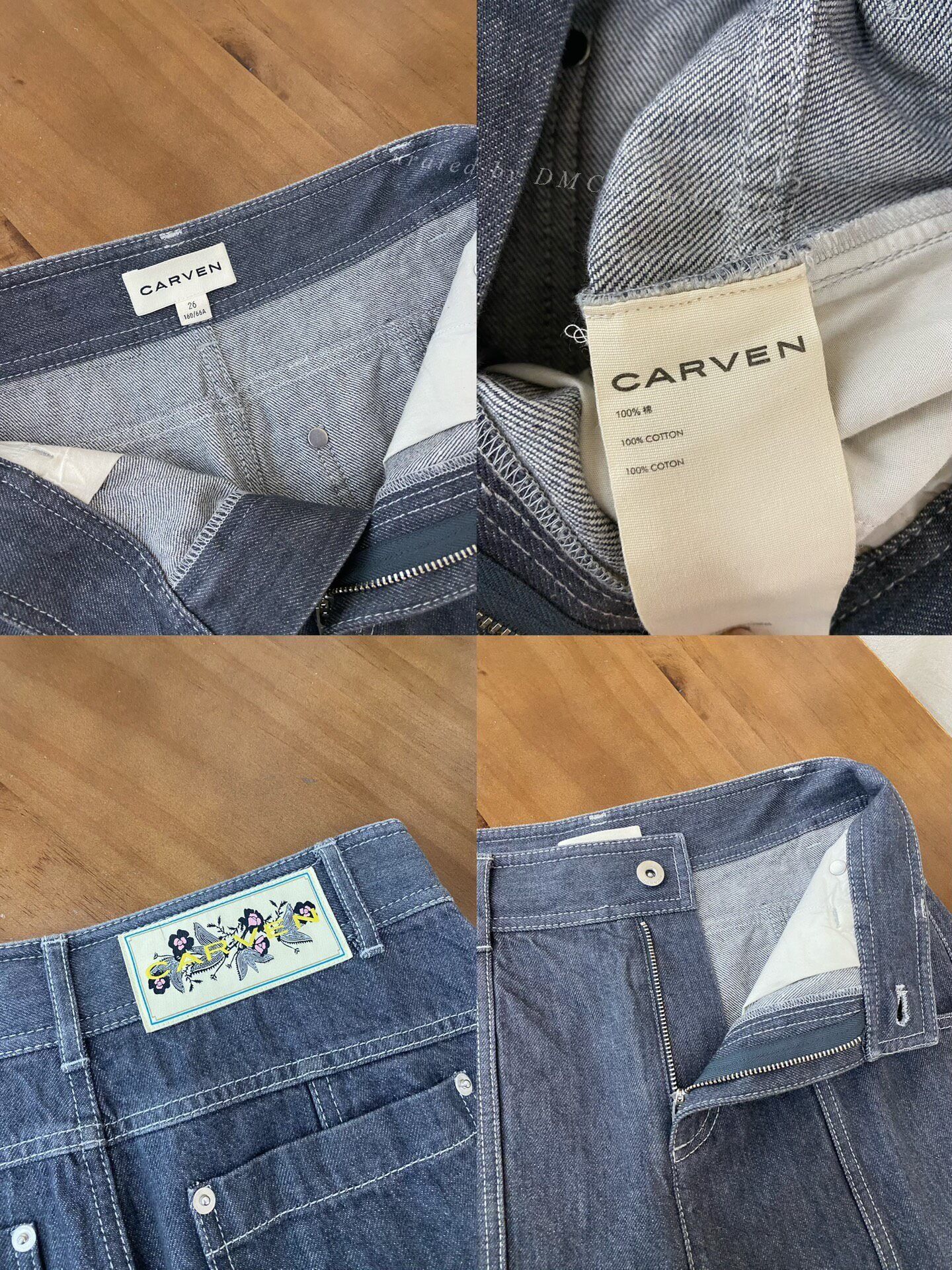 Carven CARVEN High-Waist Relaxed Jeans Size 28" / US 6 / IT 42 - 7 Thumbnail