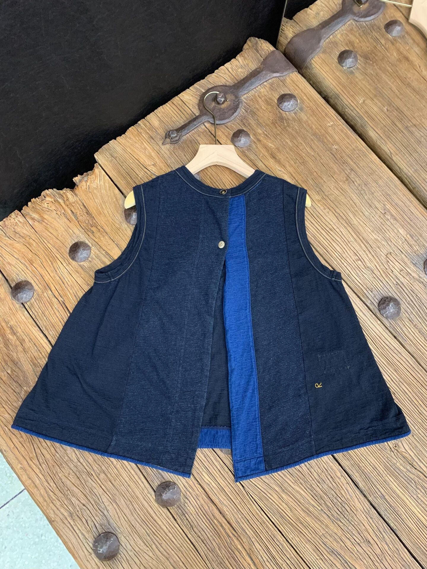 45rpm 45R Vegetable Dyed Lace Knit Vest Size M / US 6-8 / IT 42-44 - 5 Thumbnail