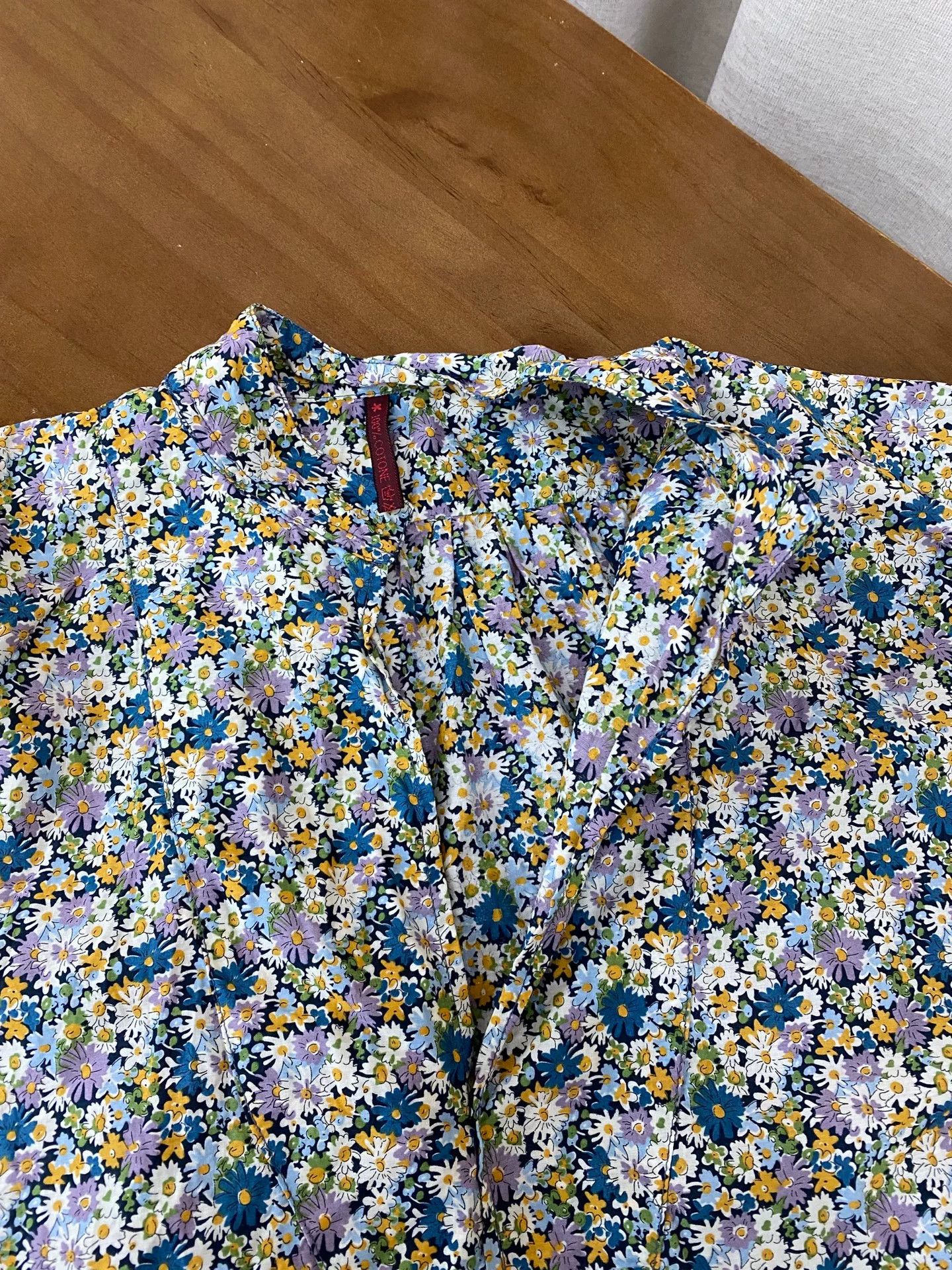 Daniela Gregis Daniela Gregis Vintage Cotton Floral Shirt Dress Size M / US 6-8 / IT 42-44 - 3 Thumbnail