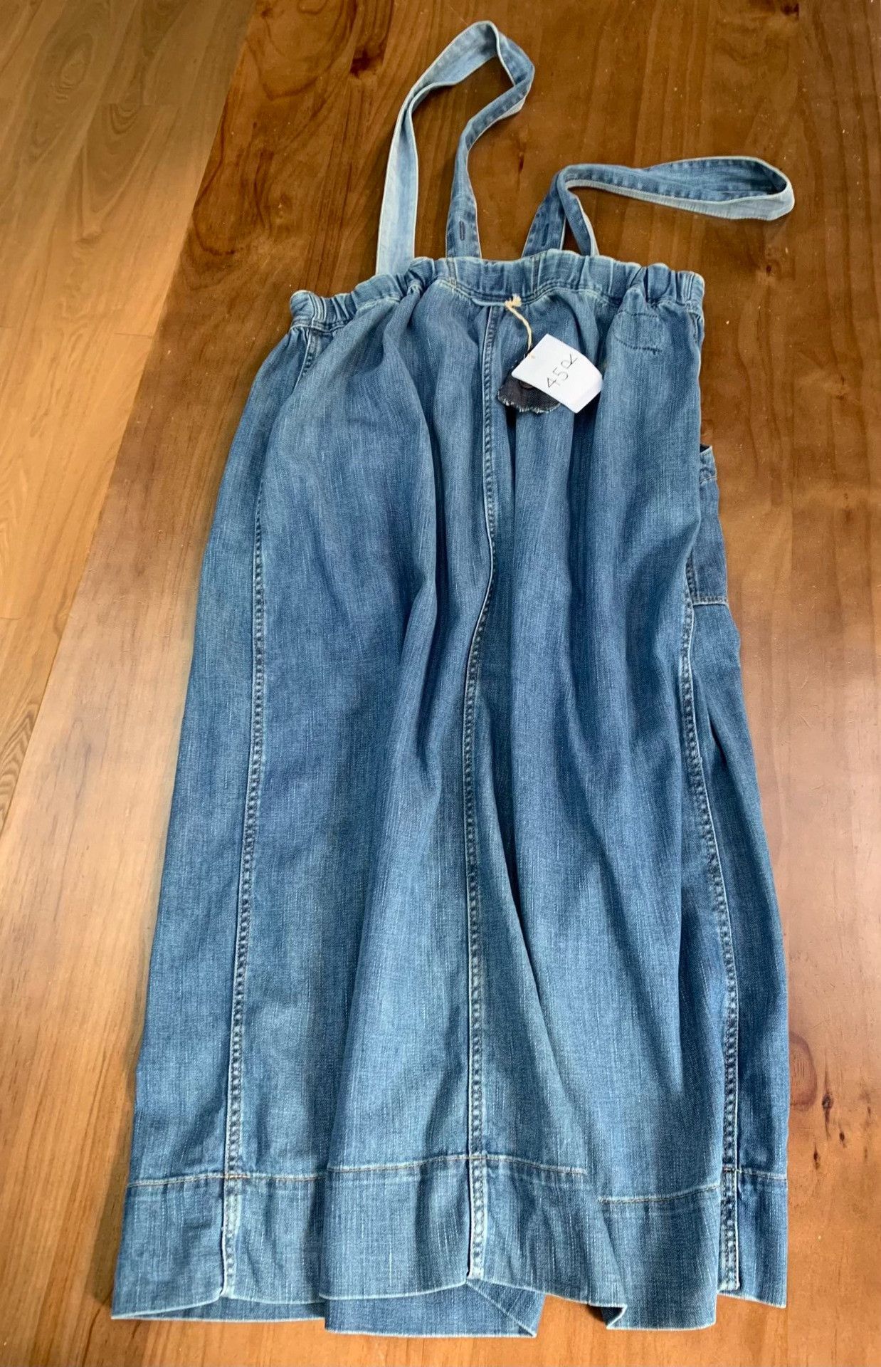 45rpm 45R Denim Suspender Skirt Size 30" / US 8 / IT 44 - 3 Thumbnail