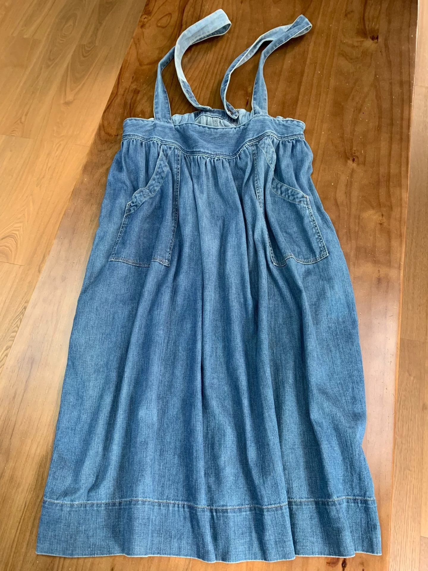45rpm 45R Denim Suspender Skirt Size 30" / US 8 / IT 44 - 2 Thumbnail