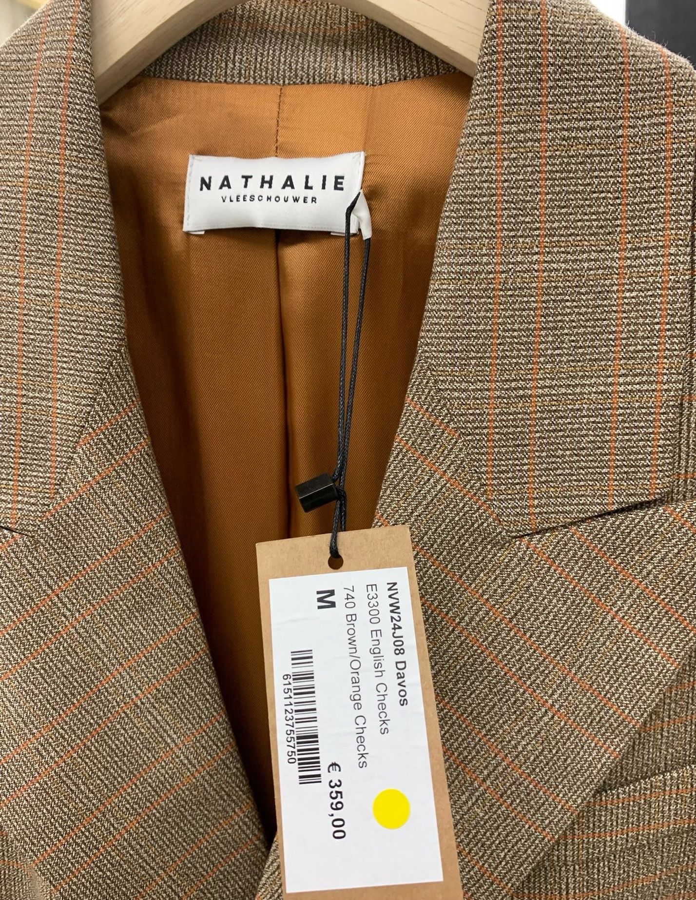 Natalie Martin Nathalie Houndstooth Unisex Blazer Size US M / EU 48-50 / 2 - 3 Thumbnail