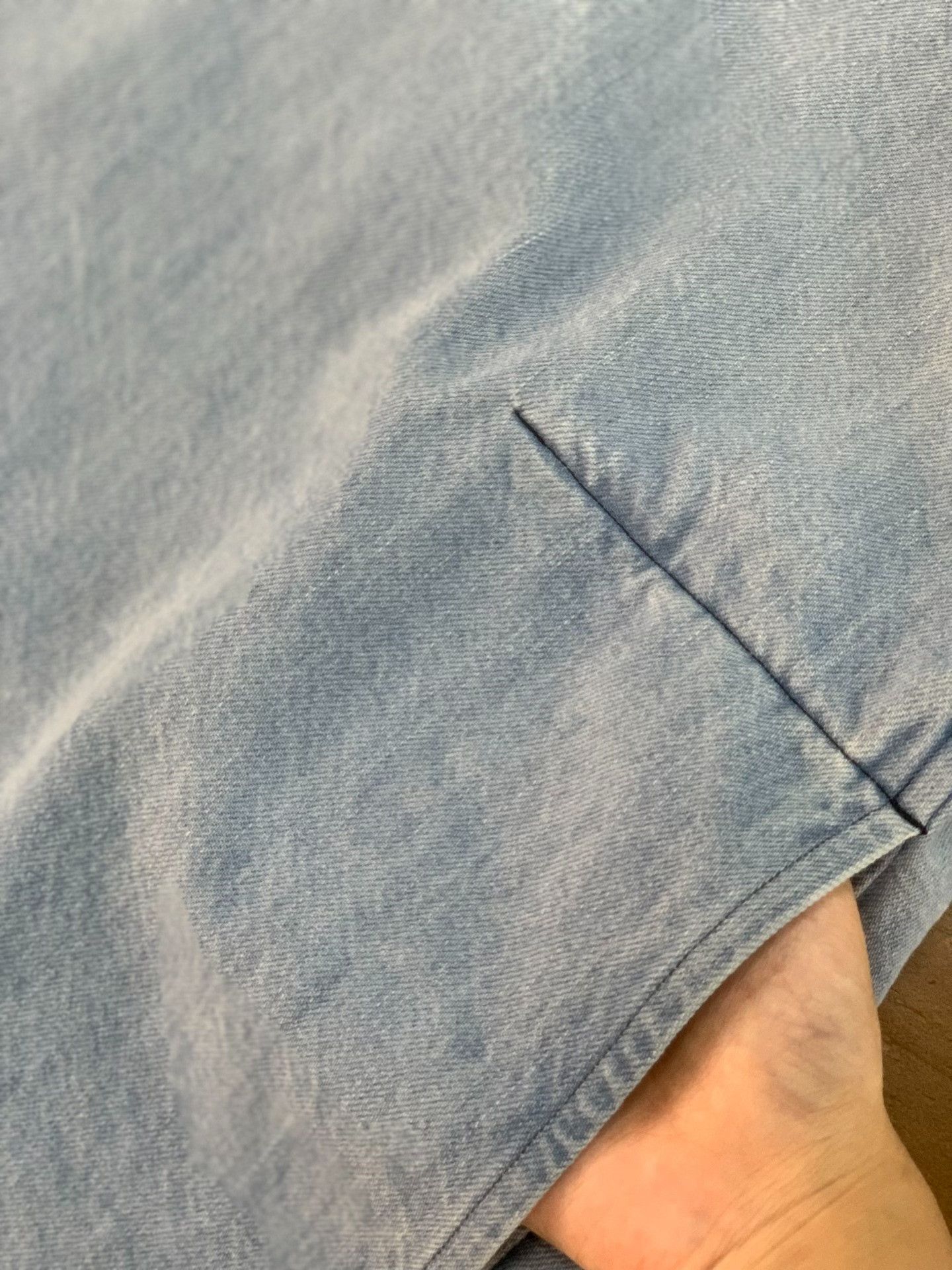 45rpm 45R Indigo Denim Long Top Size M / US 6-8 / IT 42-44 - 5 Thumbnail