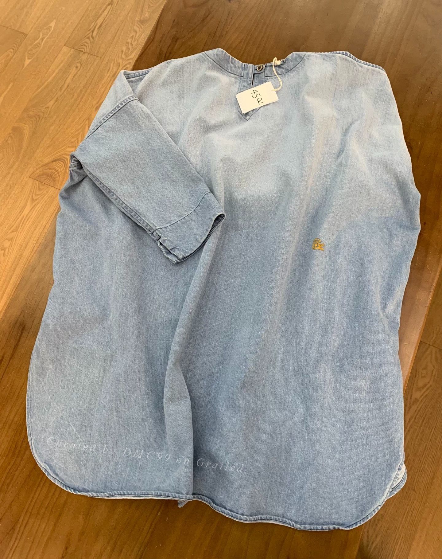 45rpm 45R Indigo Denim Long Top Size M / US 6-8 / IT 42-44 - 2 Thumbnail
