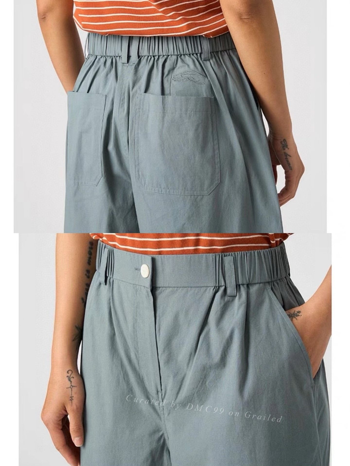 Other New Eco-Cotton Elastic Waist Straight Pants Size 38" / US 16 / IT 52 - 9 Thumbnail