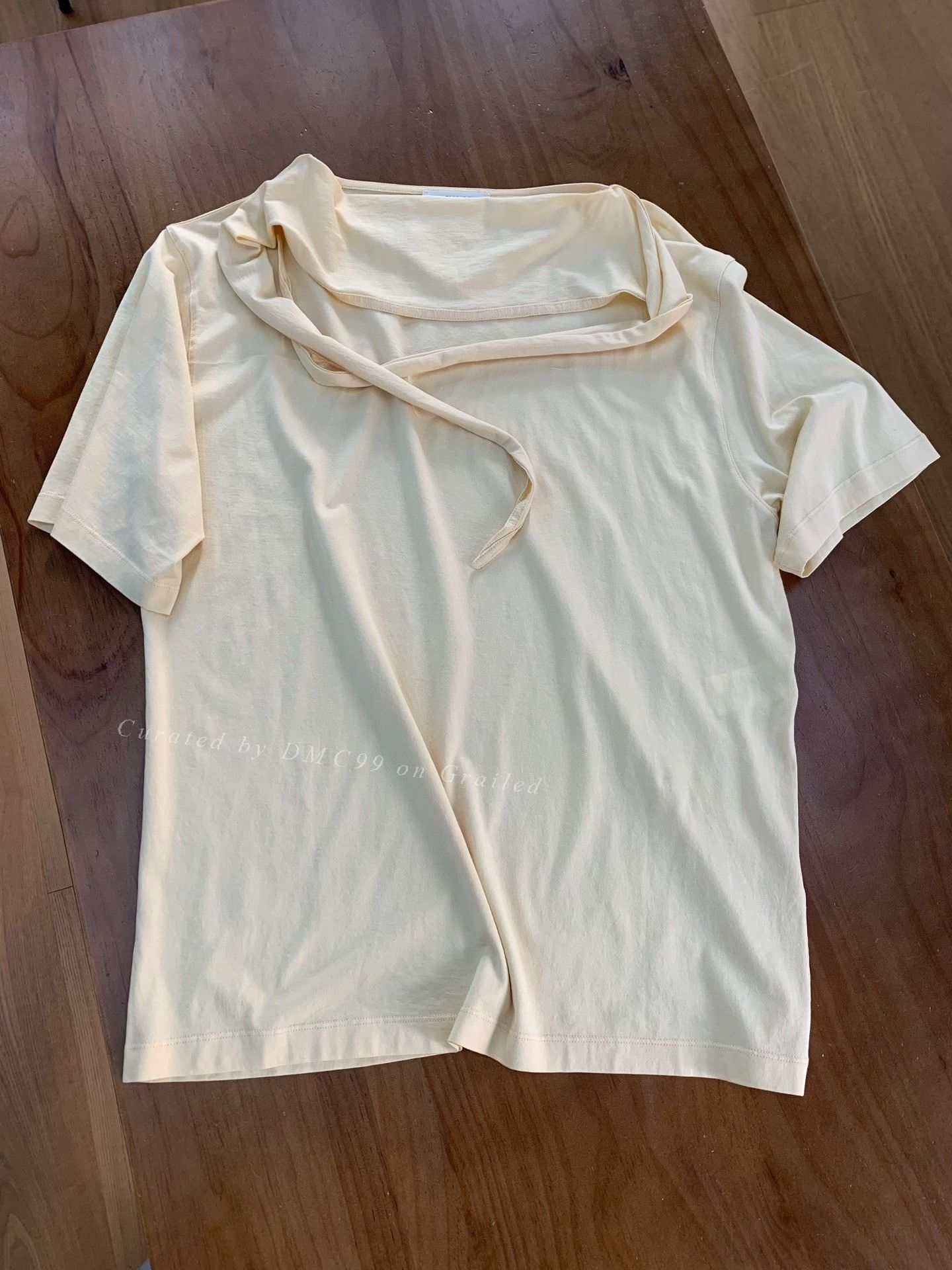 Lemaire Lemaire Tie Neck Turtleneck T-shirt Size S / US 4 / IT 40 - 3 Thumbnail
