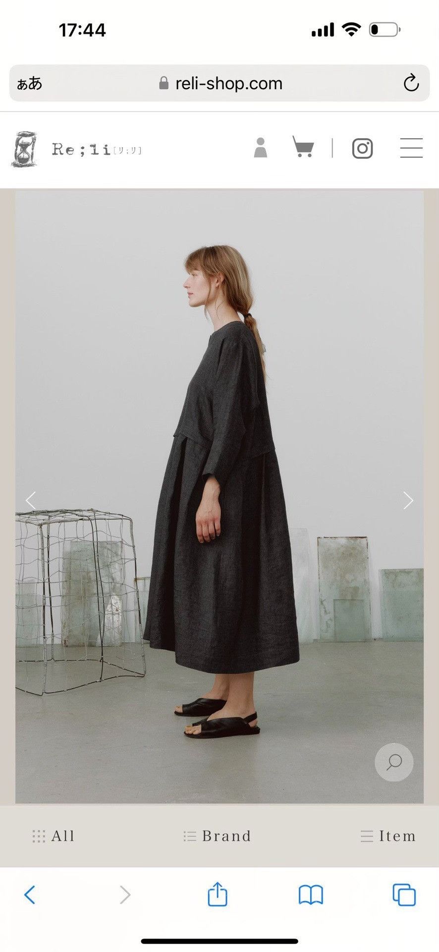 Other New Muku Linen Dress Size M / US 6-8 / IT 42-44 - 2 Thumbnail