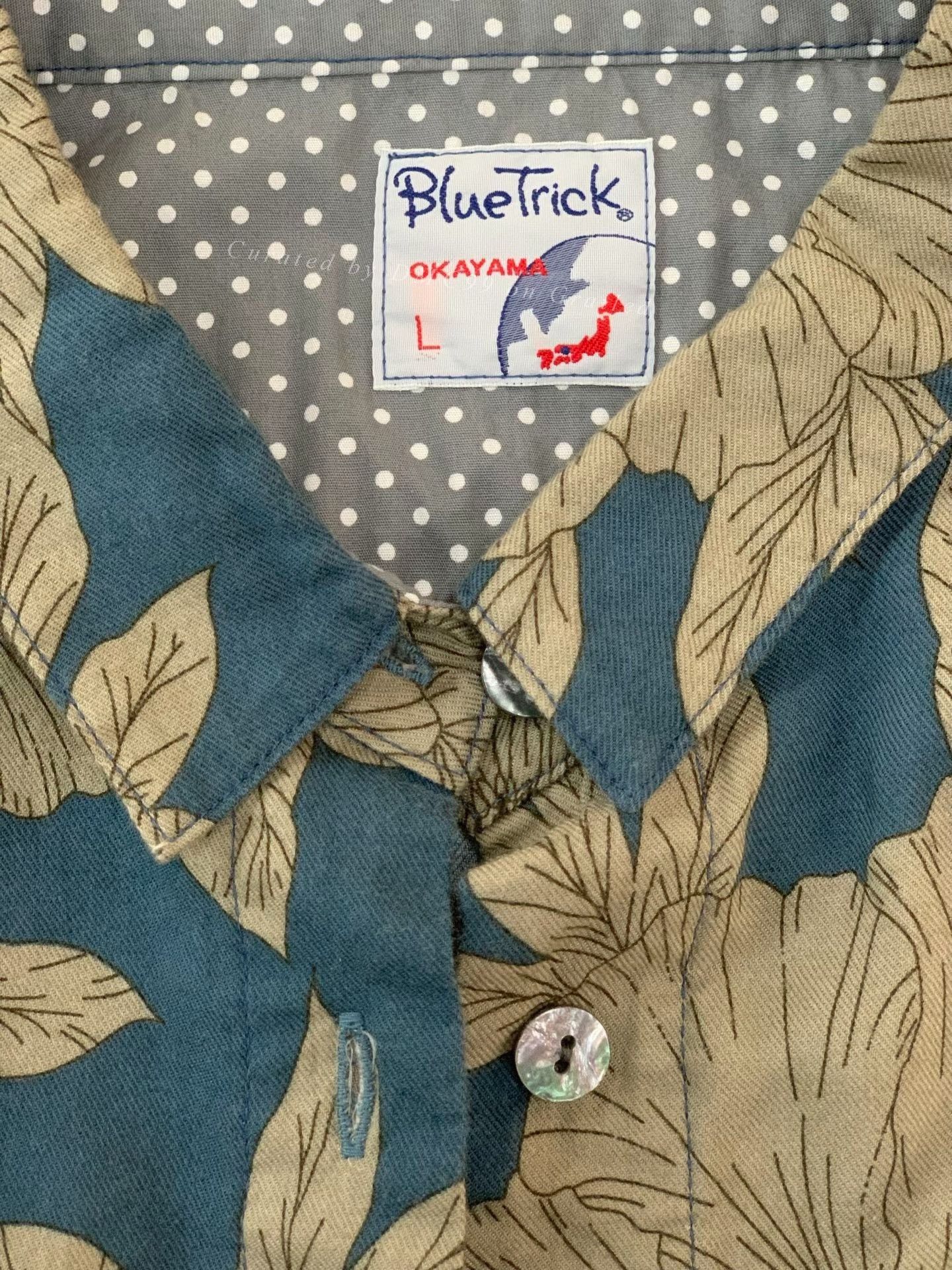 Other Blue Peony Print Loose Shirt Size L / US 10 / IT 46 - 4 Thumbnail