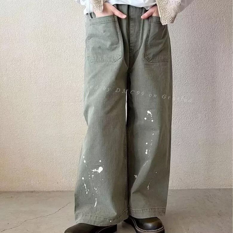 HARE New Hari Vintage Distressed Splatter Jeans Size 32" / US 10 / IT 46 - 5 Thumbnail