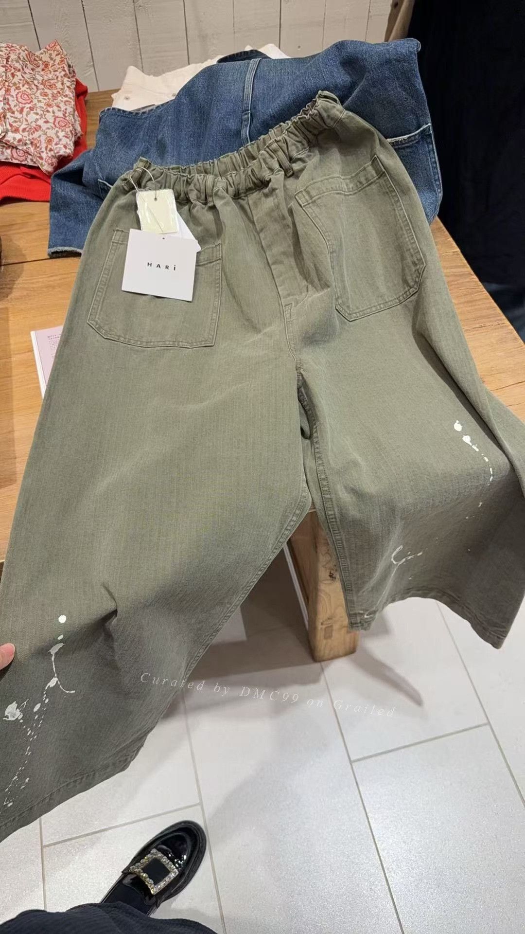 HARE New Hari Vintage Distressed Splatter Jeans Size 32" / US 10 / IT 46 - 6 Thumbnail