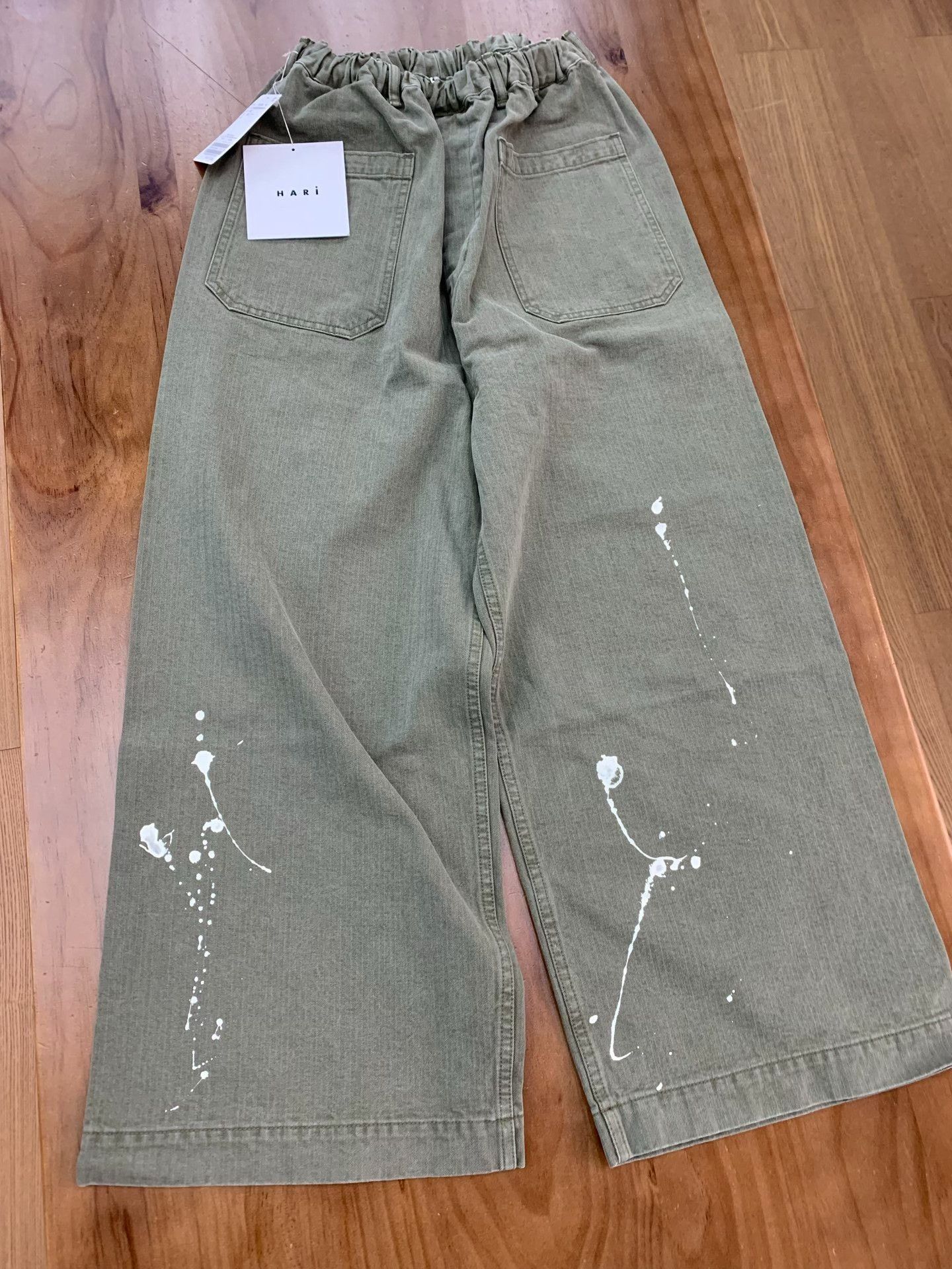 HARE New Hari Vintage Distressed Splatter Jeans Size 32" / US 10 / IT 46 - 2 Thumbnail