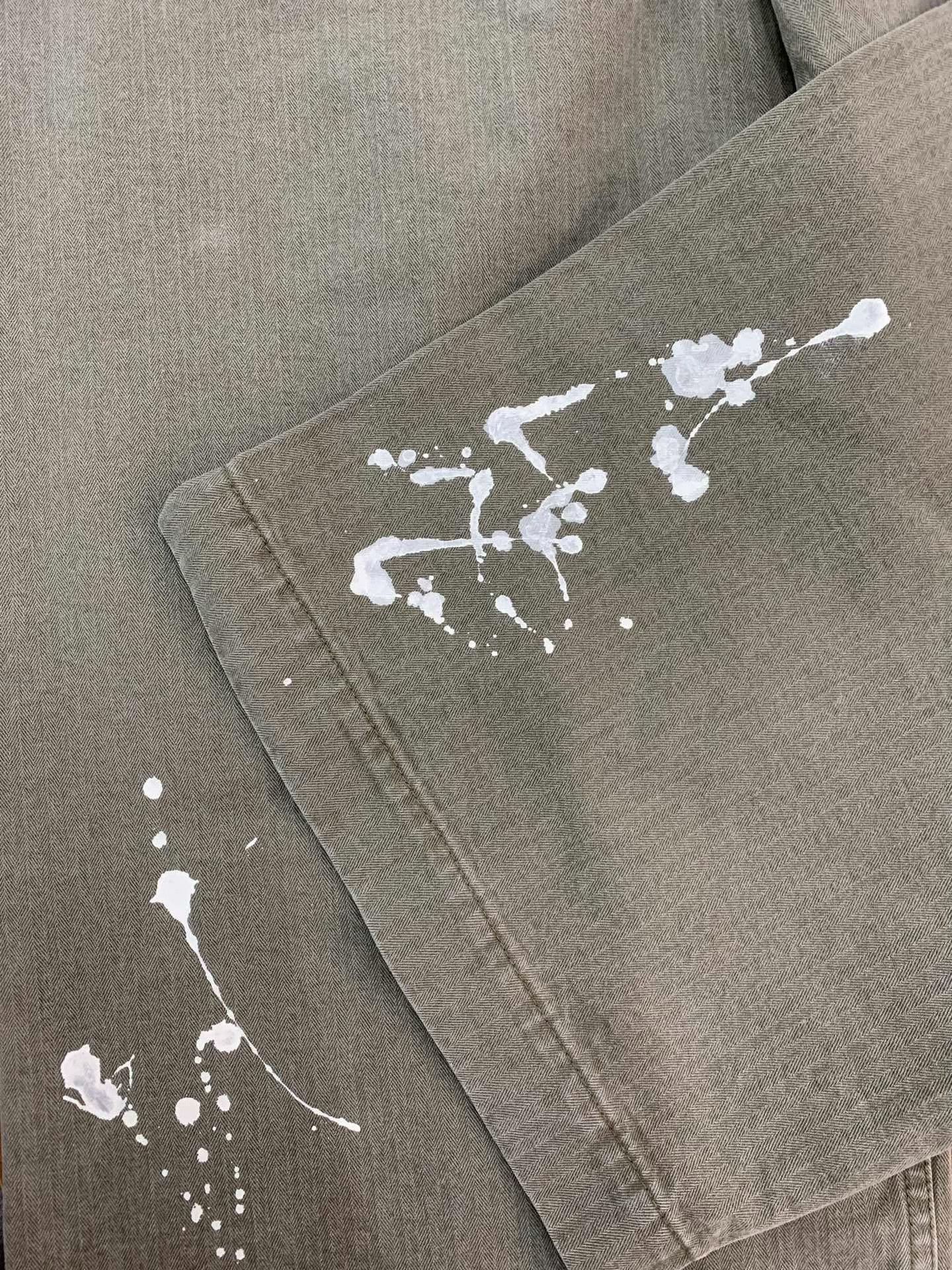 HARE New Hari Vintage Distressed Splatter Jeans Size 32" / US 10 / IT 46 - 3 Thumbnail