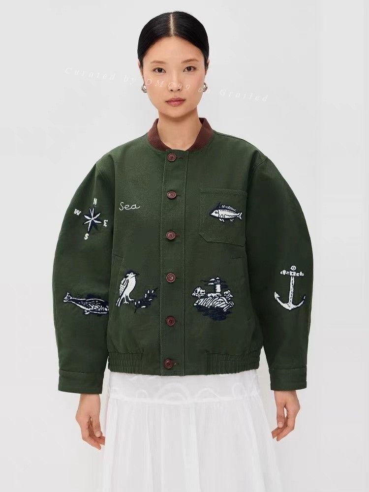 Sea New York Sea Clyde Women's Bomber Jacket Size M / US 6-8 / IT 42-44 - 3 Thumbnail