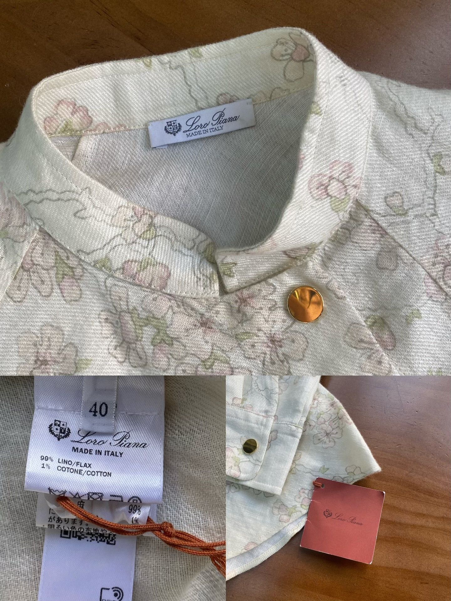 Loro Piana Loro Piana Linen Printed Shirt Size S / US 4 / IT 40 - 5 Thumbnail