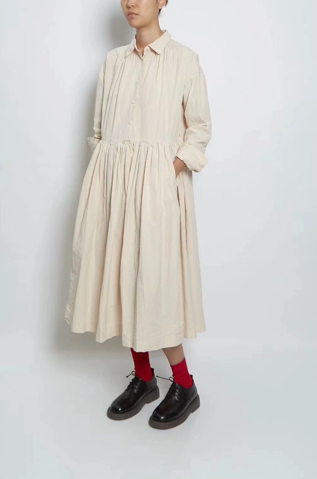Casey Casey Casey Casey Pleated Layered Dress Size M / US 6-8 / IT 42-44 - 2 Thumbnail