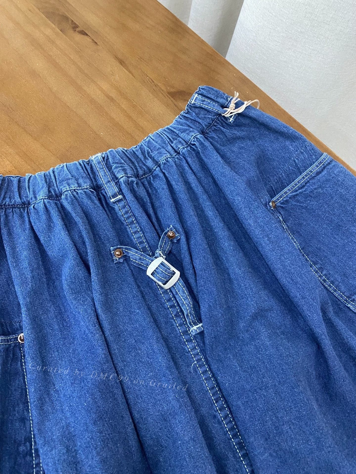 Orslow orSlow Japanese Denim Skirt Size 32" / US 10 / IT 46 - 8 Thumbnail