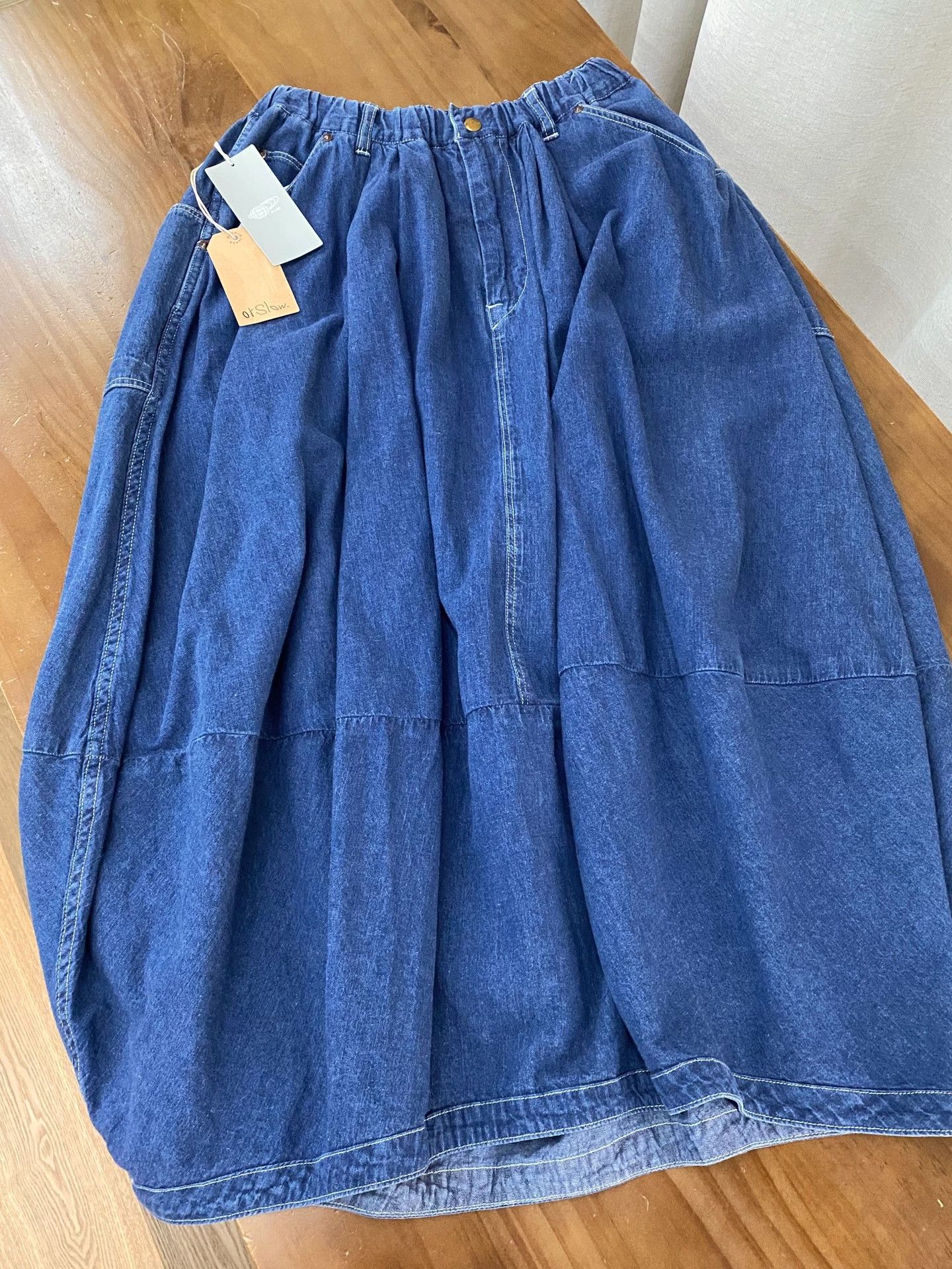 Orslow orSlow Japanese Denim Skirt Size 32" / US 10 / IT 46 - 6 Thumbnail