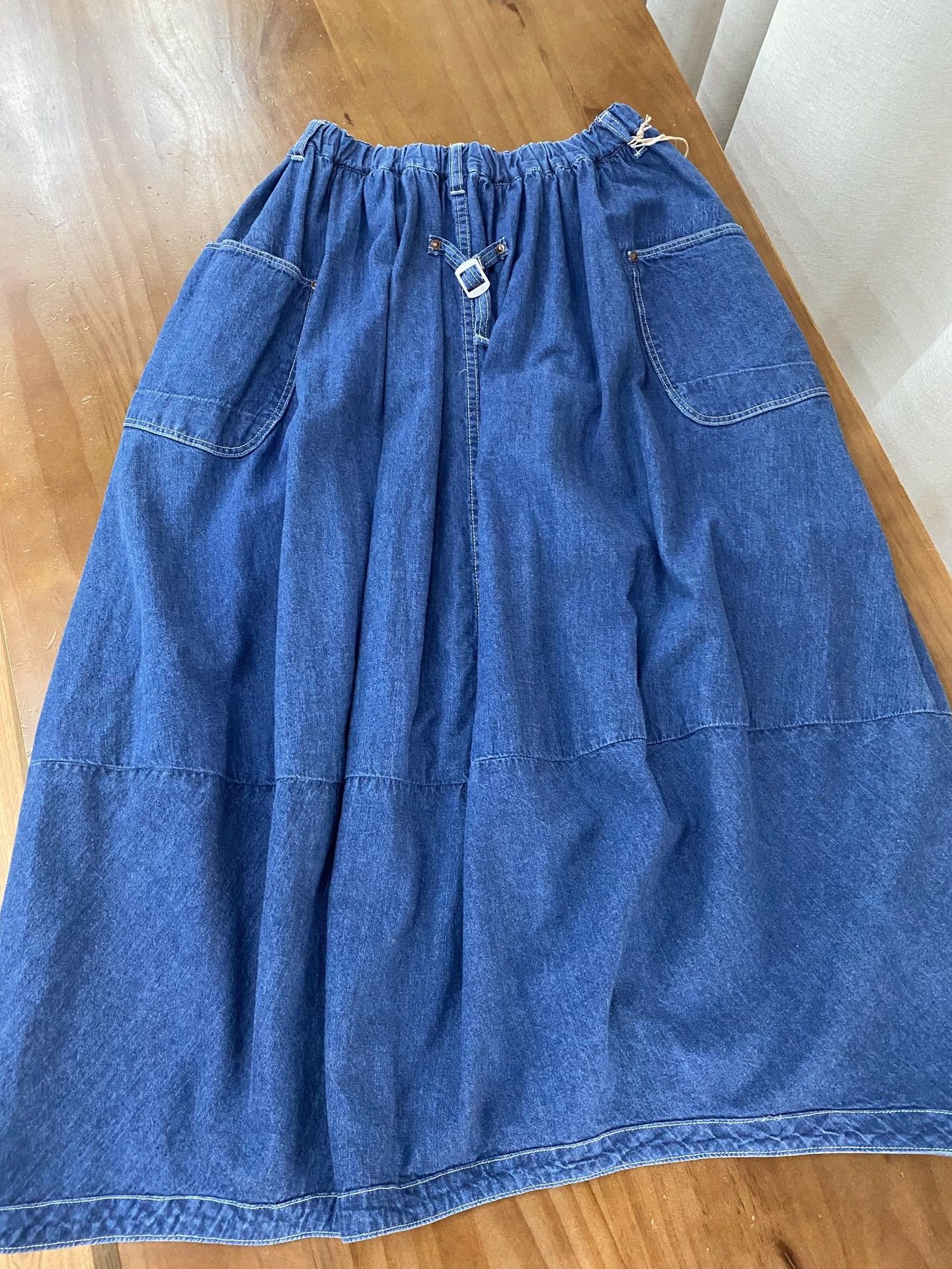 Orslow orSlow Japanese Denim Skirt Size 32" / US 10 / IT 46 - 7 Thumbnail