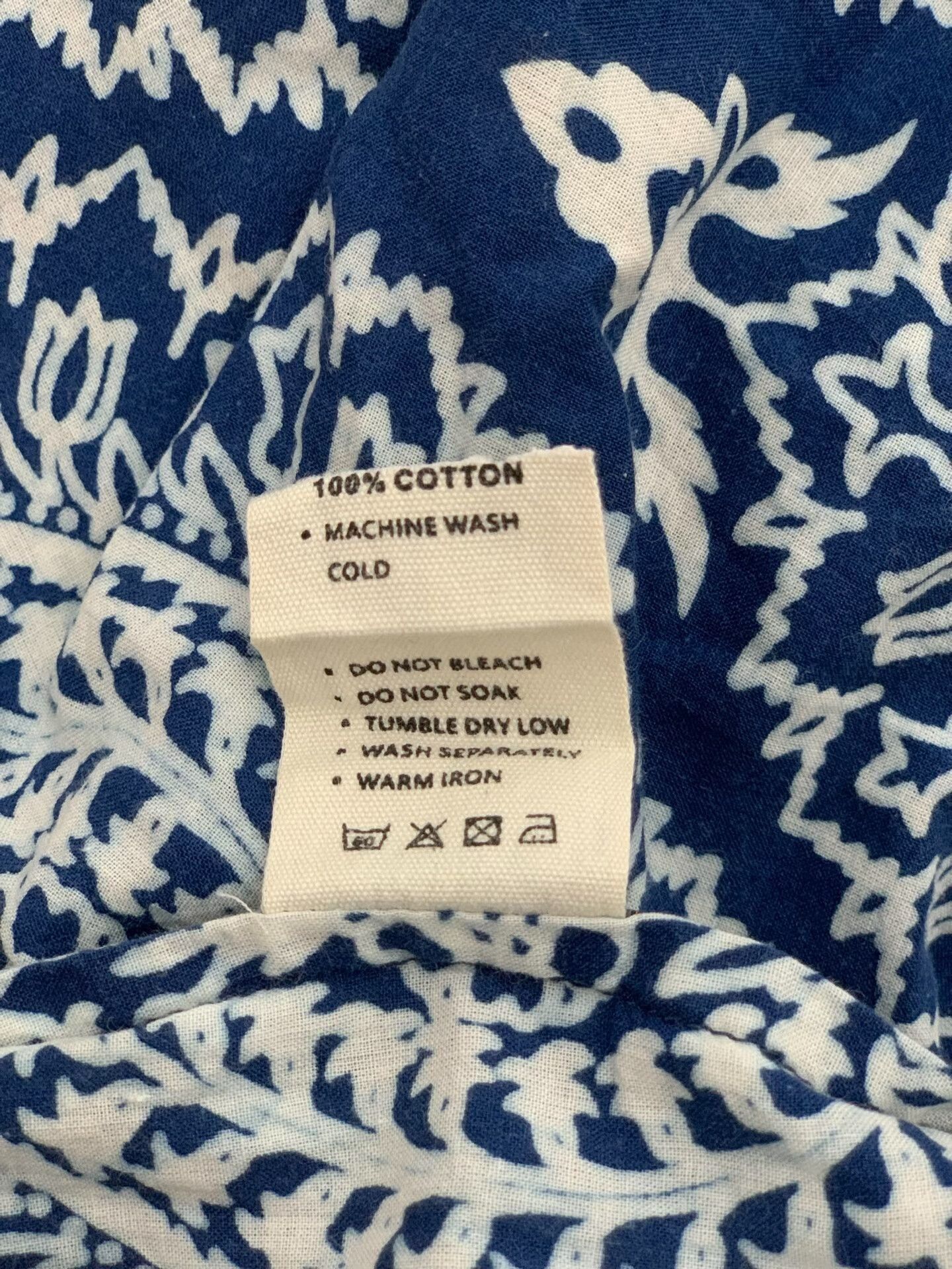 Other Indian Cotton Blue White Sundress Size M / US 6-8 / IT 42-44 - 7 Thumbnail