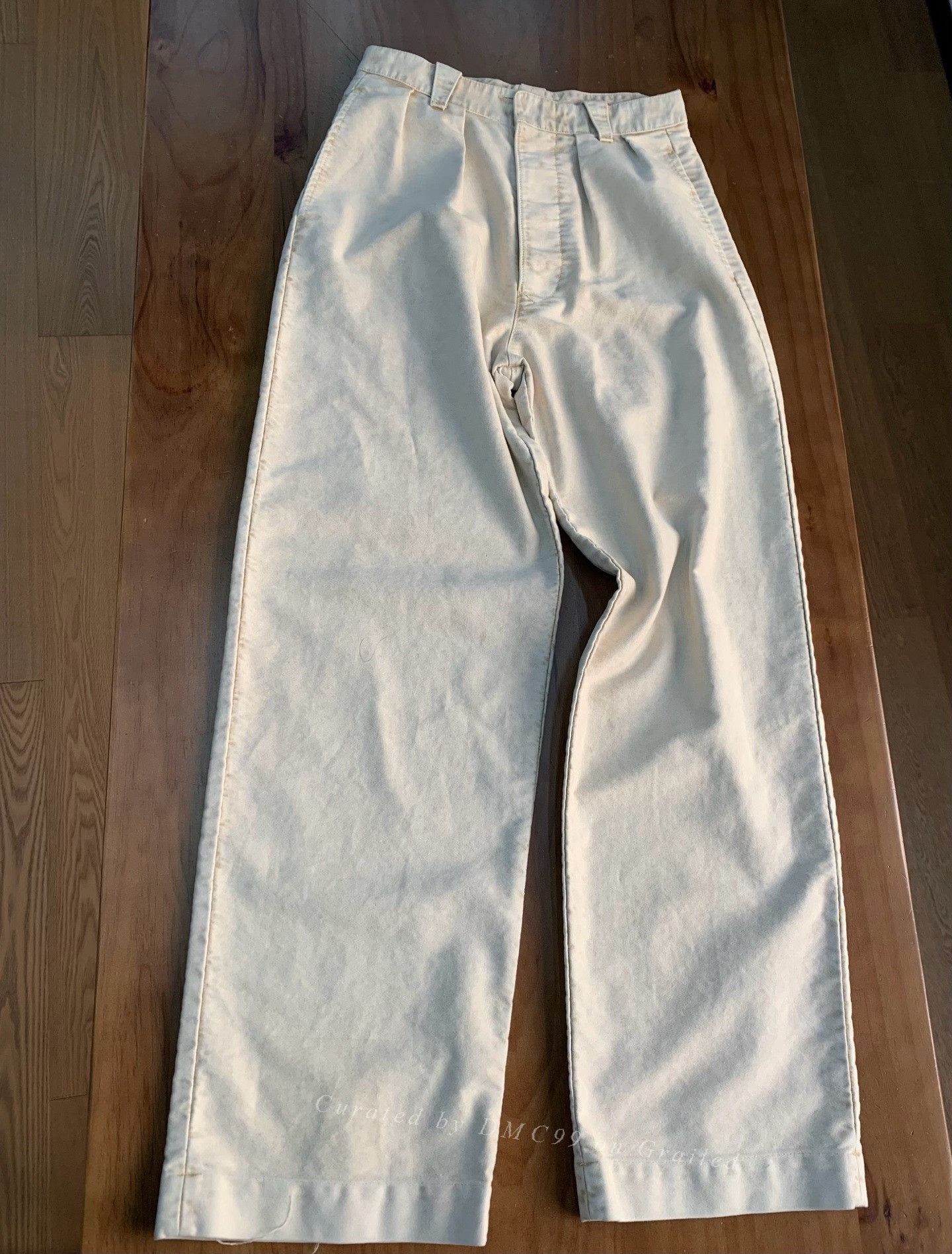Maison Margiela Maison Margiela Wide-Leg Straight Pants Size 38" / US 16 / IT 52 - 2 Thumbnail