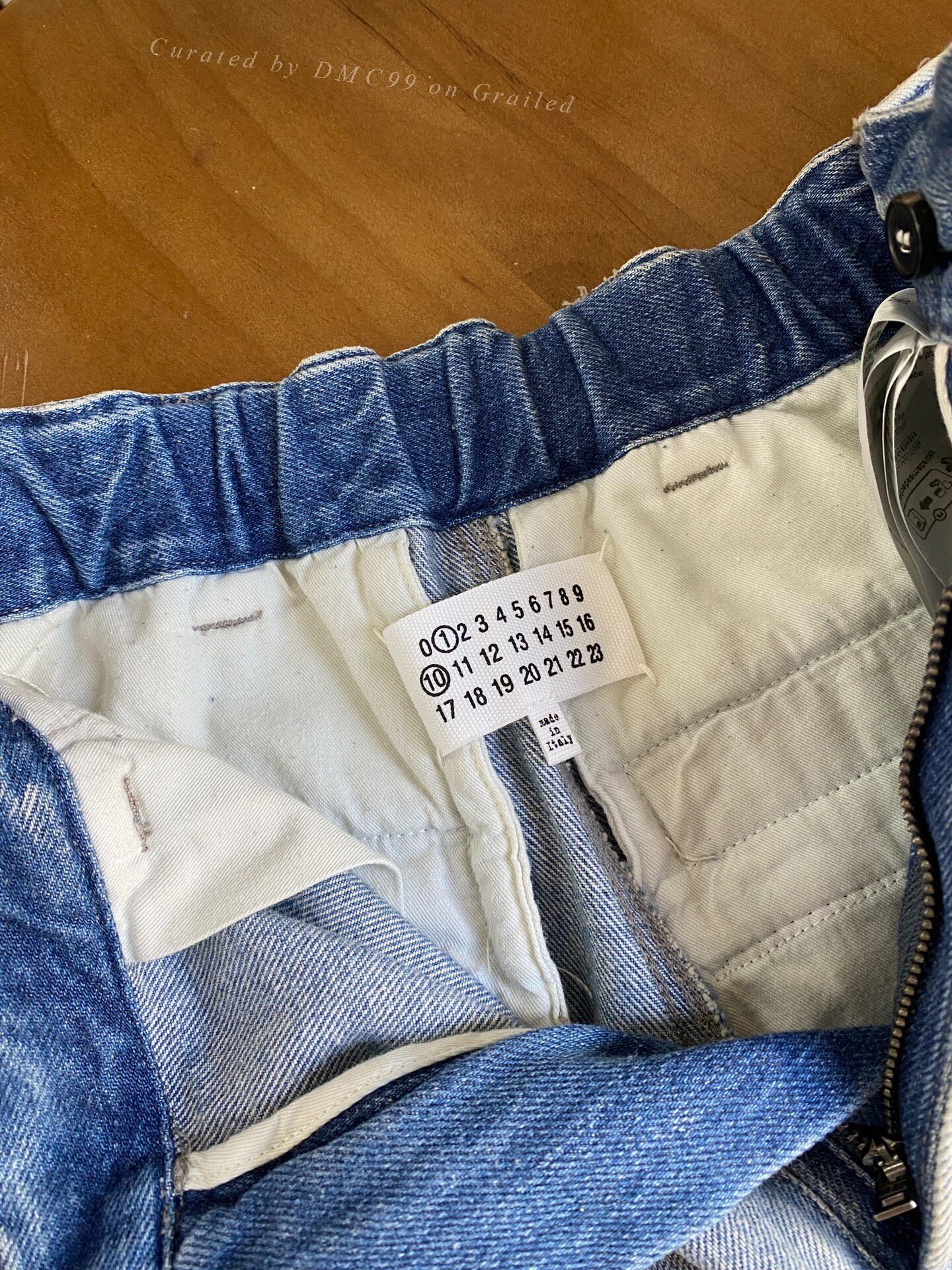 Maison Margiela Maison Margiela Blue Wide-Leg Jeans Size 38" / US 16 / IT 52 - 5 Thumbnail