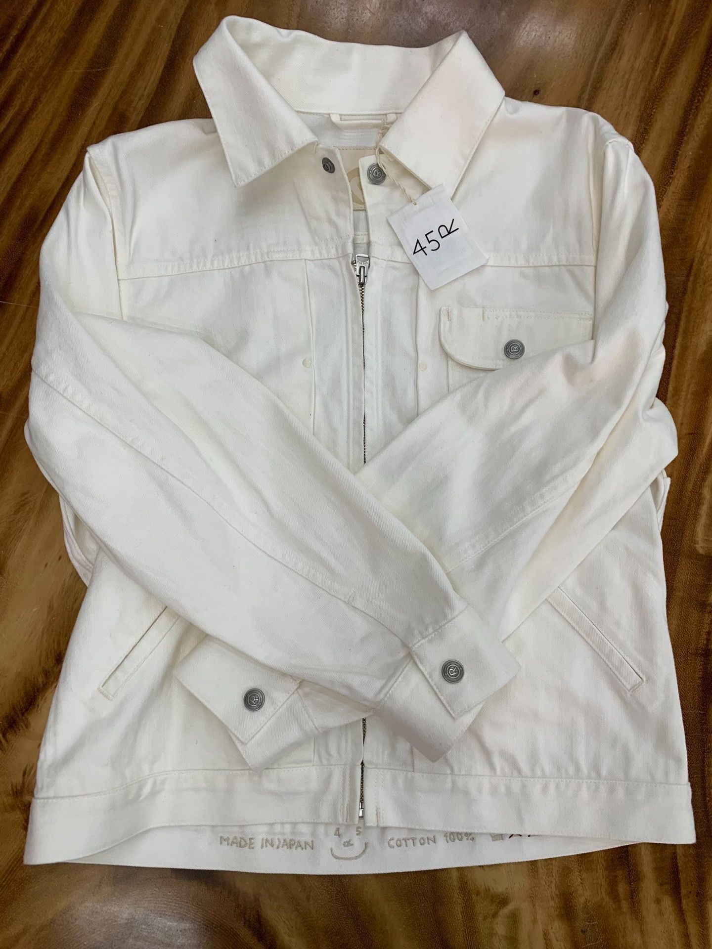 45rpm 45R Crosby G Cotton Denim Jacket Size US M / EU 48-50 / 2 - 8 Thumbnail