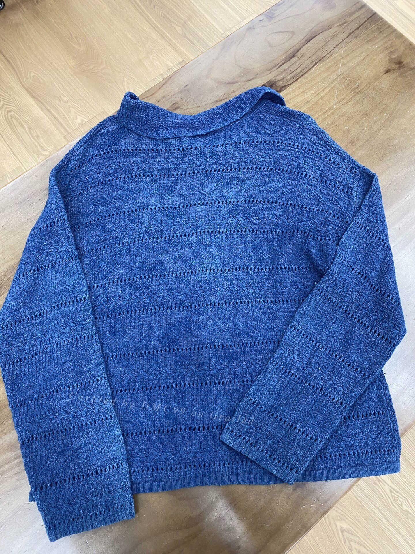 Other New Handmade Tussah Silk Blue Shirt Size US M / EU 48-50 / 2 - 2 Thumbnail