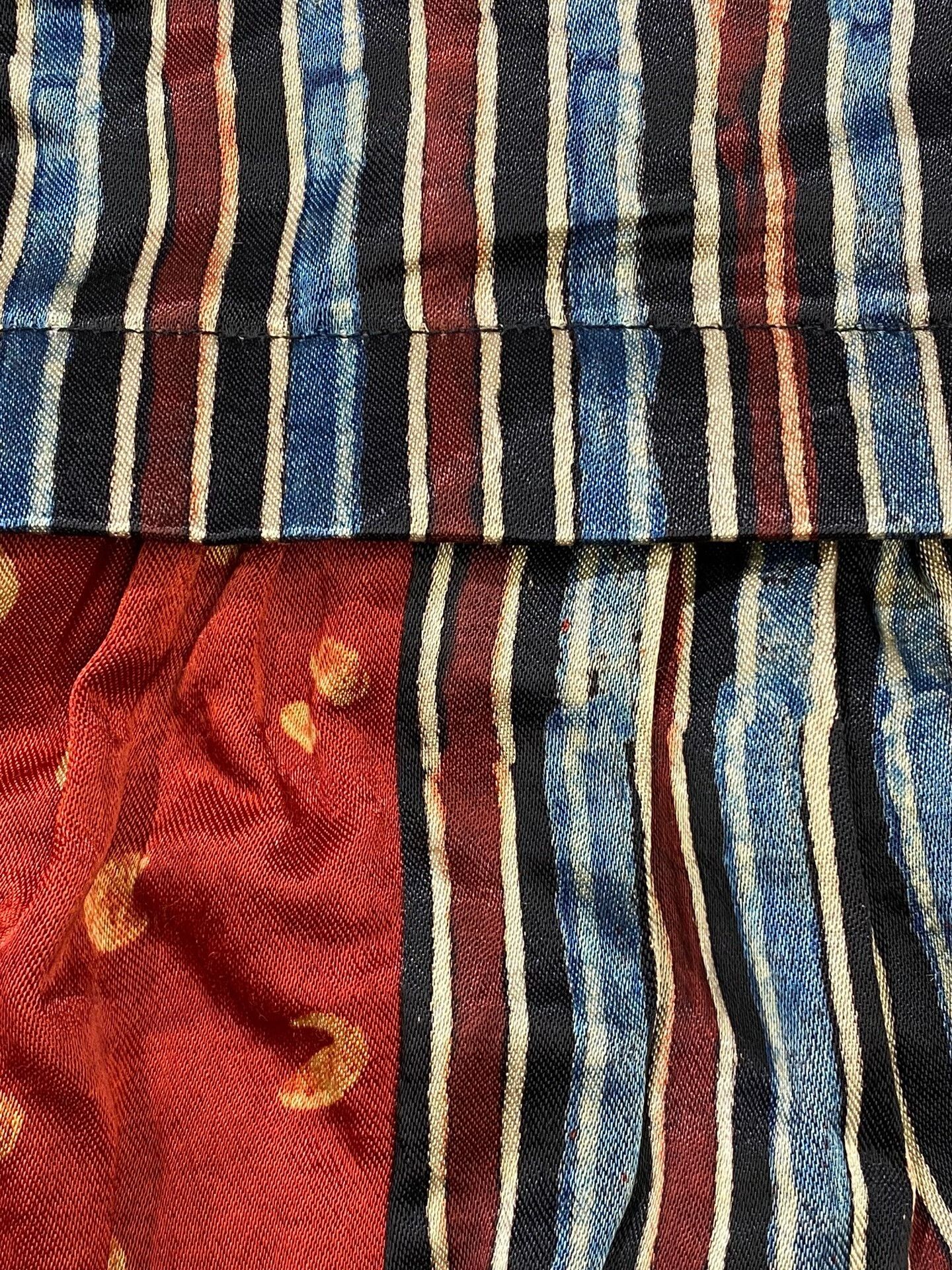 Other Indian Boutique Striped Patchwork Dress Size M / US 6-8 / IT 42-44 - 4 Thumbnail