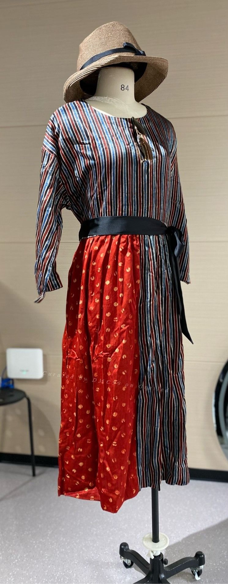 Other Indian Boutique Striped Patchwork Dress Size M / US 6-8 / IT 42-44 - 3 Thumbnail