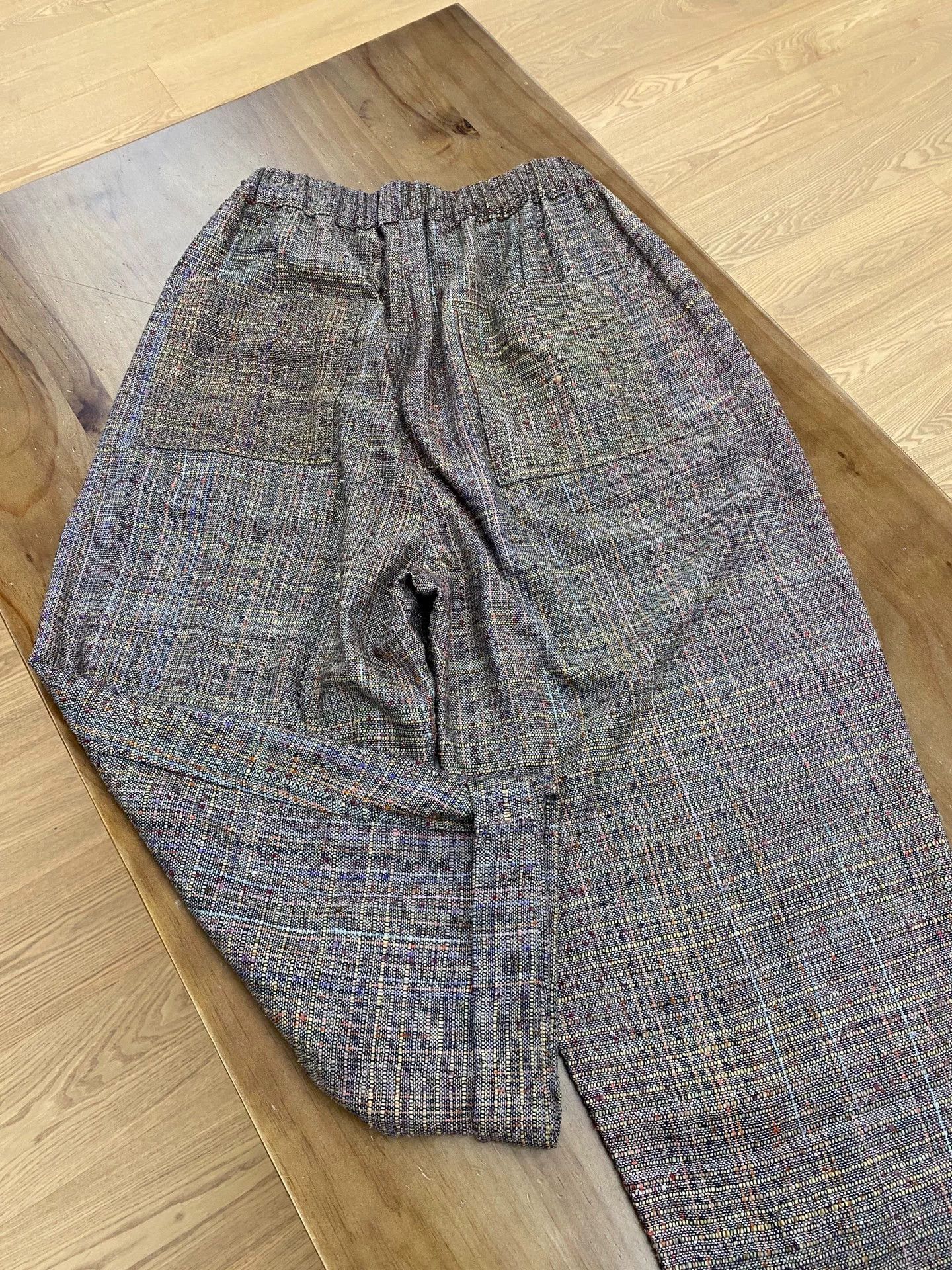 Other Handmade Limited Plant-Dyed Tussah Silk Trousers Size 32" / US 10 / IT 46 - 2 Thumbnail