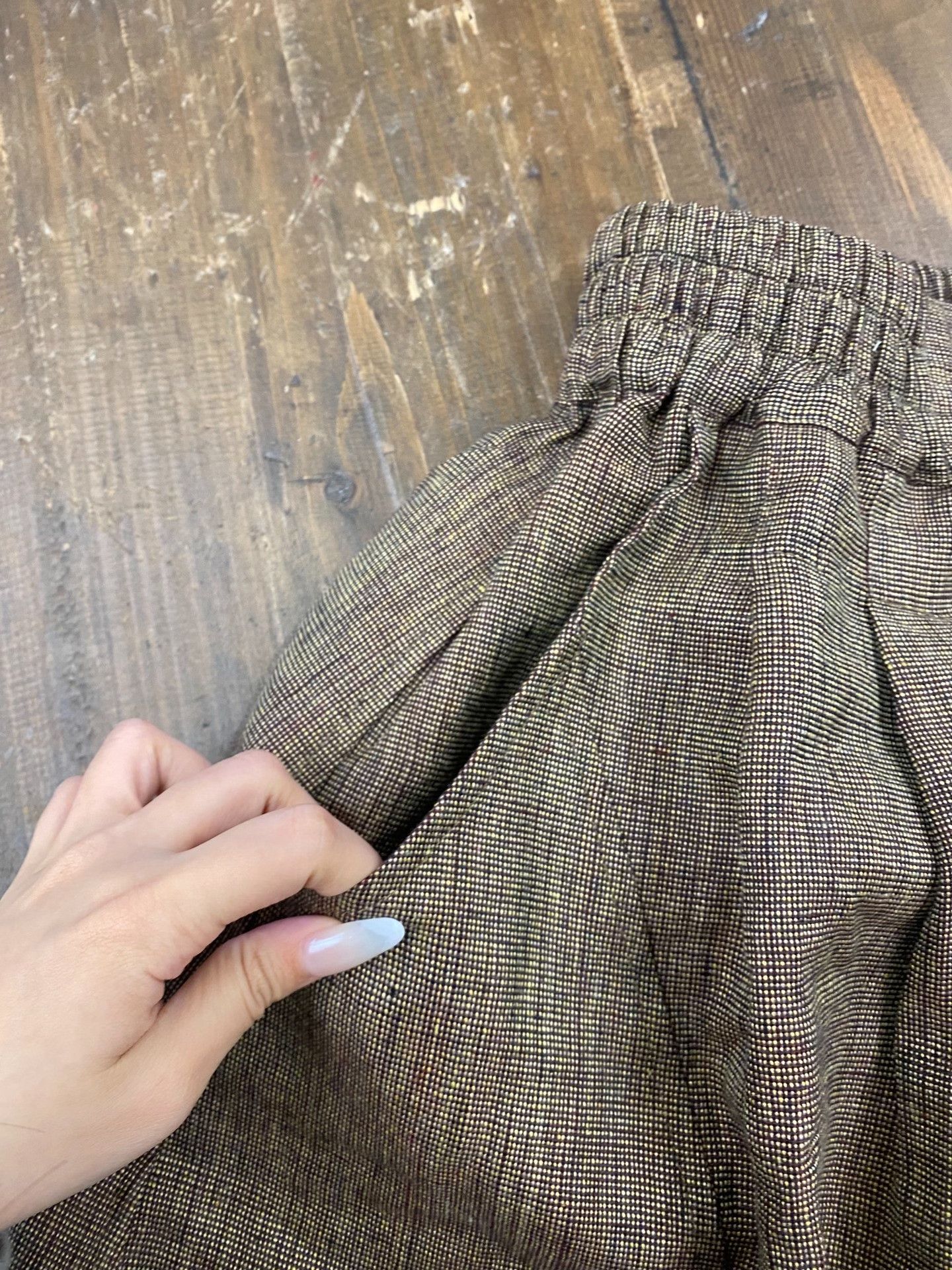 Other Handwoven Linen Balloon Midi Skirt Size 32" / US 10 / IT 46 - 4 Thumbnail