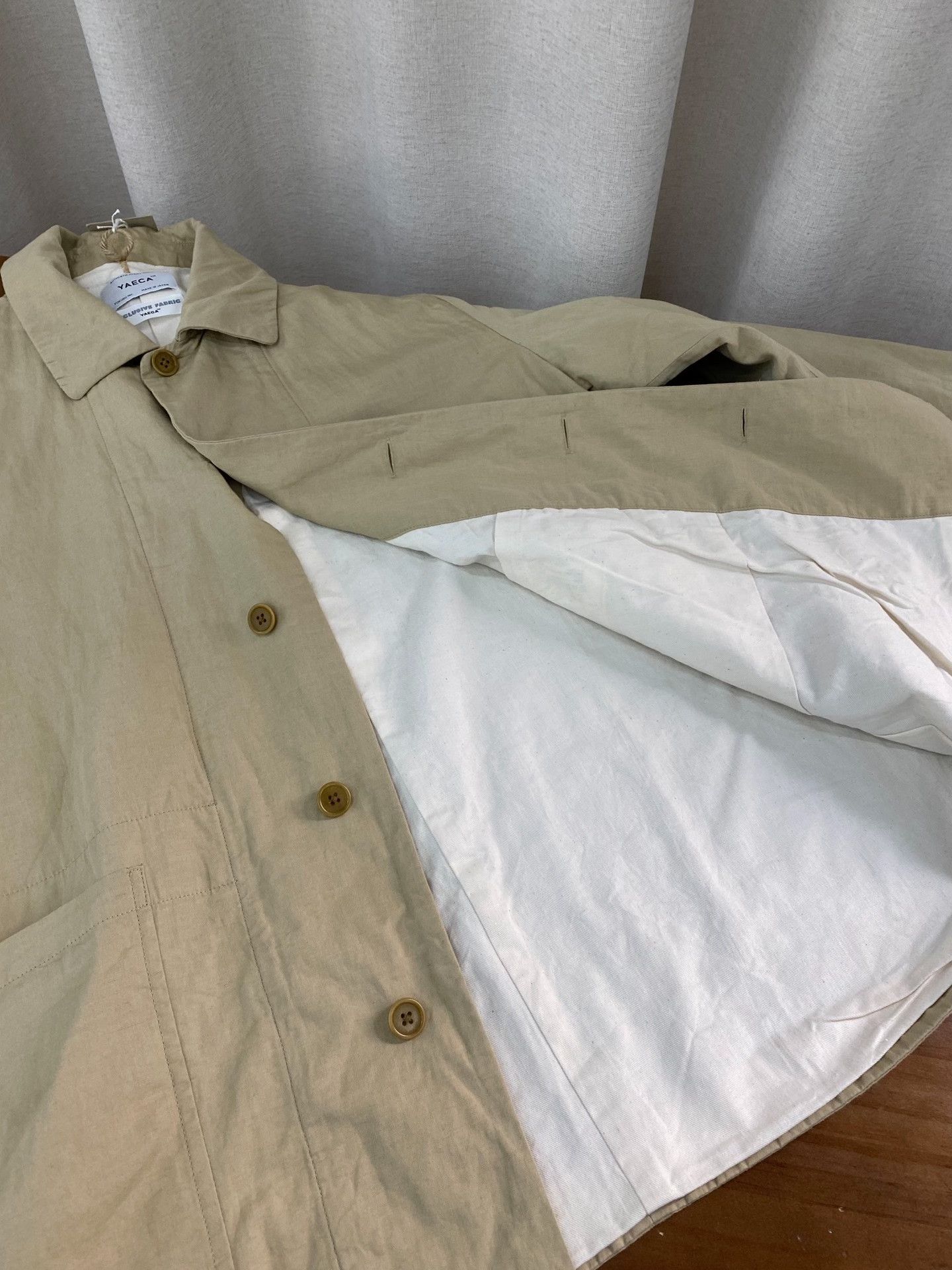YAECA YAECA Beige Women's Coat Size L / US 10 / IT 46 - 8 Thumbnail