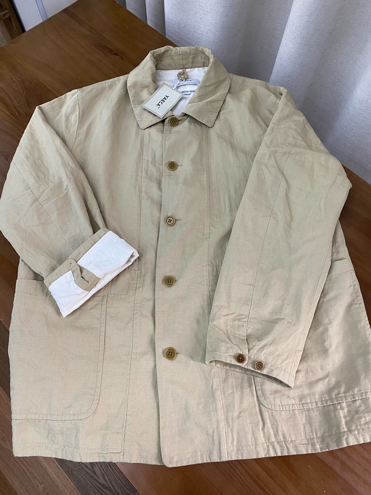 YAECA YAECA Beige Women's Coat Size L / US 10 / IT 46 - 4 Thumbnail