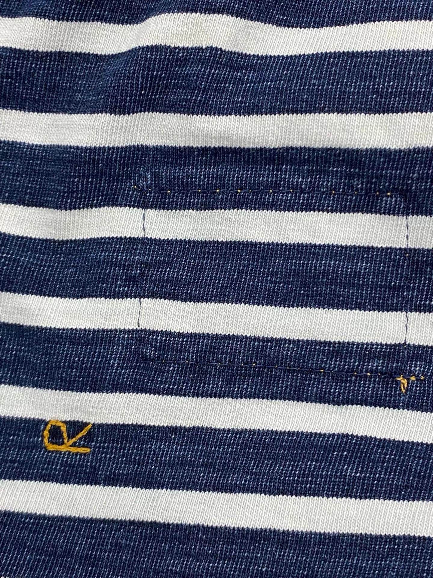 45rpm 45R Blue White Stripe Long Sleeve Top Size US M / EU 48-50 / 2 - 8 Thumbnail