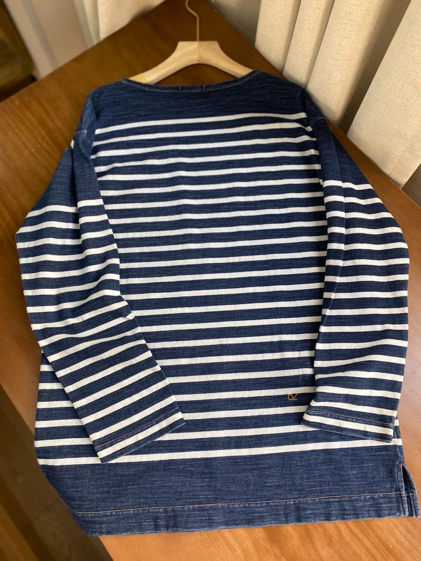 45rpm 45R Blue White Stripe Long Sleeve Top Size US M / EU 48-50 / 2 - 5 Thumbnail