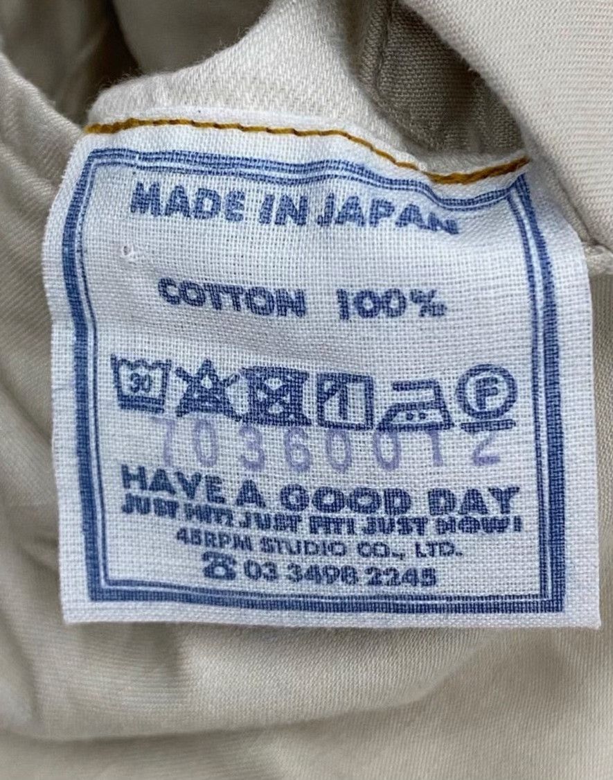 45rpm 45R White Cotton Shorts Size US 40 / EU 56 - 7 Thumbnail