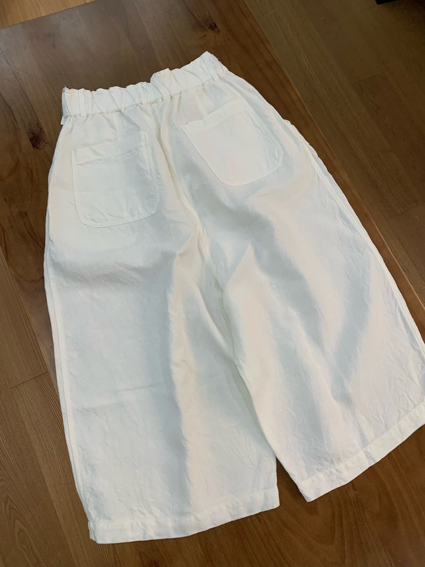 MITTAN Mittan White Hemp Harem Pants Size 32" / US 10 / IT 46 - 3 Thumbnail