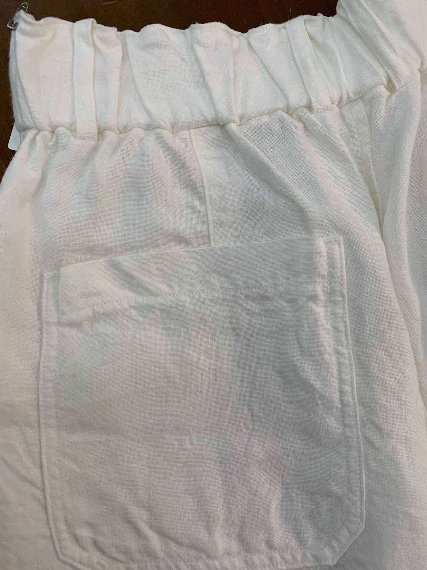 MITTAN Mittan White Hemp Harem Pants Size 32" / US 10 / IT 46 - 4 Thumbnail