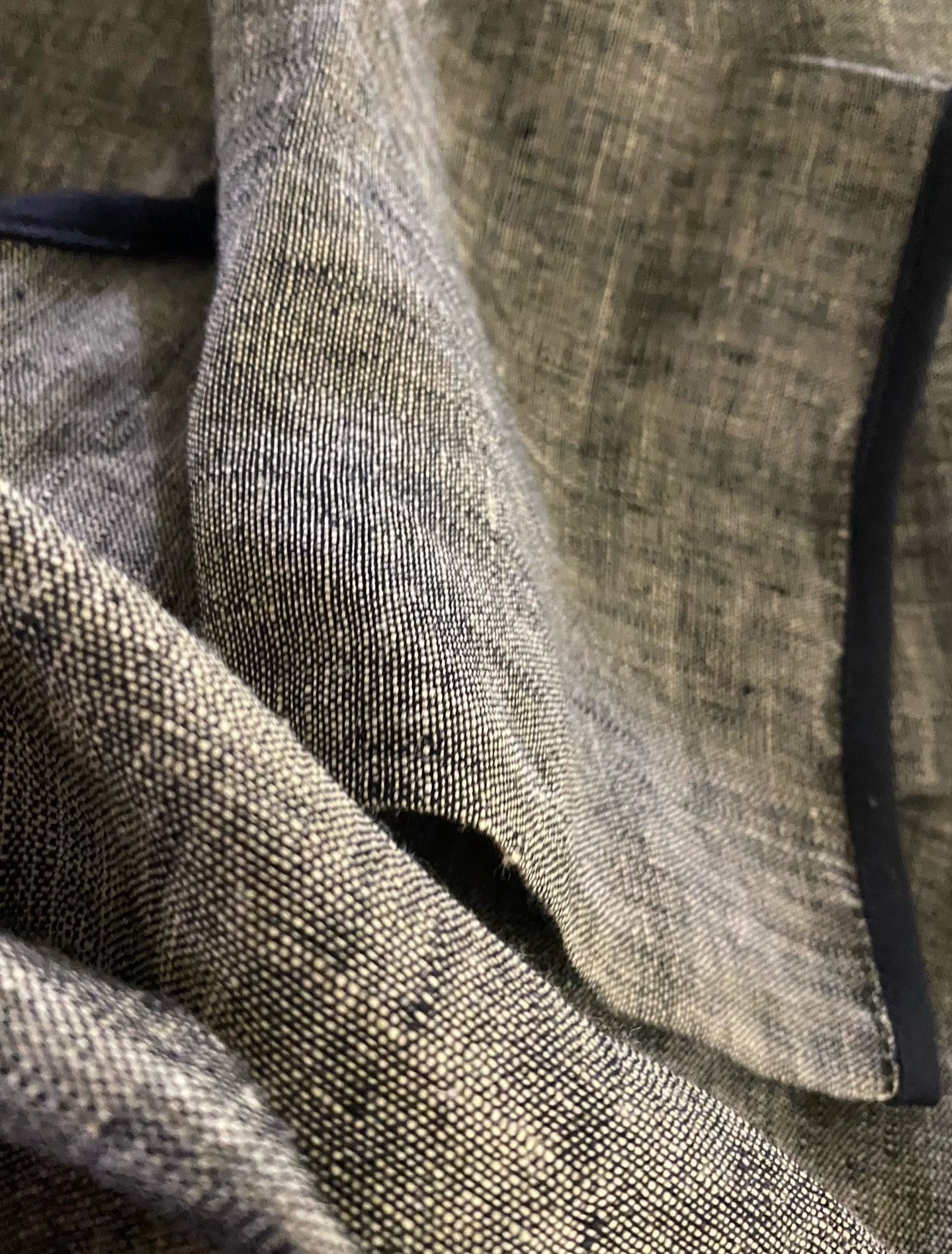 Other Natural Handwoven Linen Chinese Coat Size M / US 6-8 / IT 42-44 - 6 Thumbnail