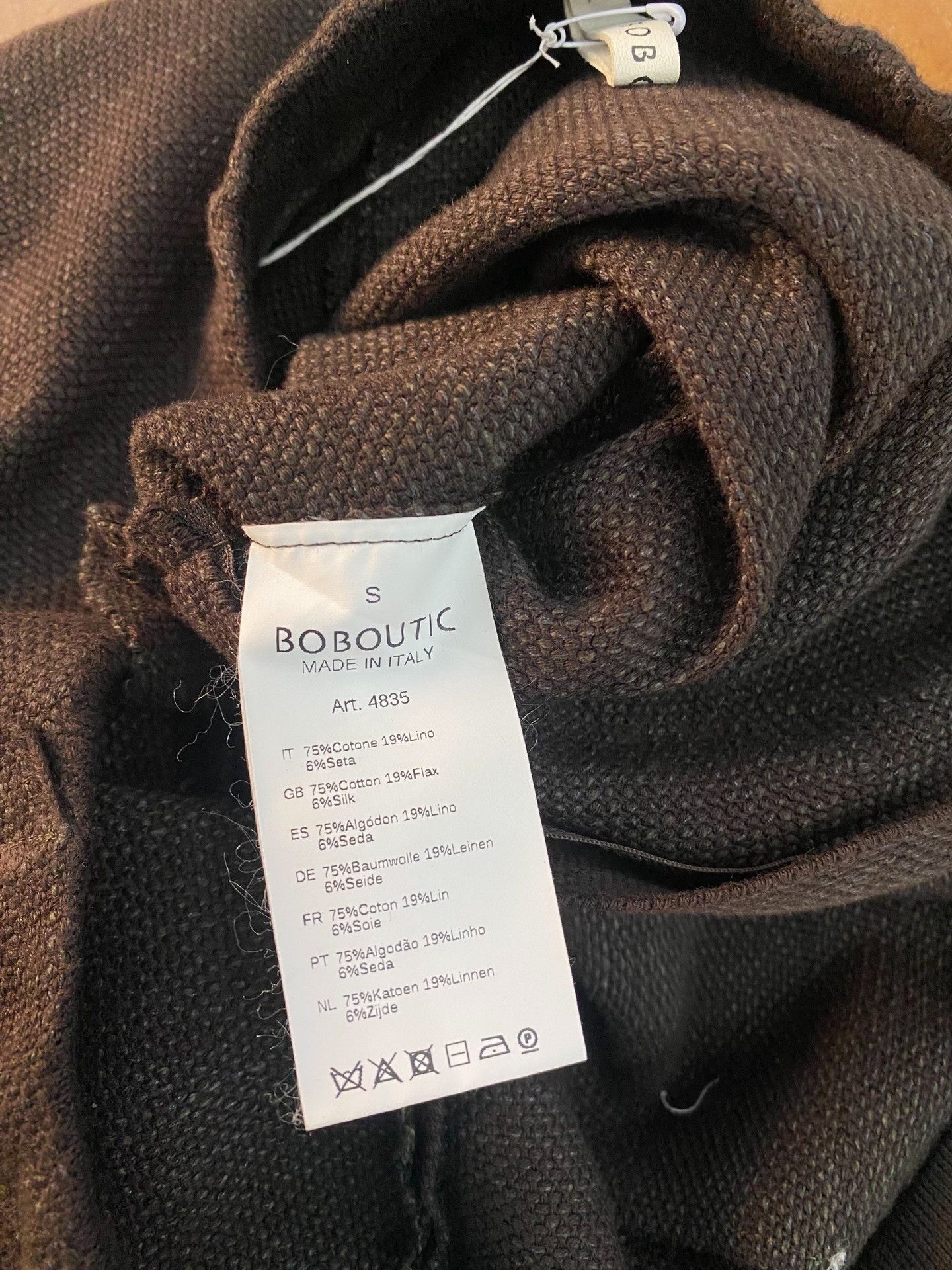 Boutique Moschino Boboutic Cotton Linen Balloon Pants Size 34" / US 12 / IT 48 - 6 Thumbnail