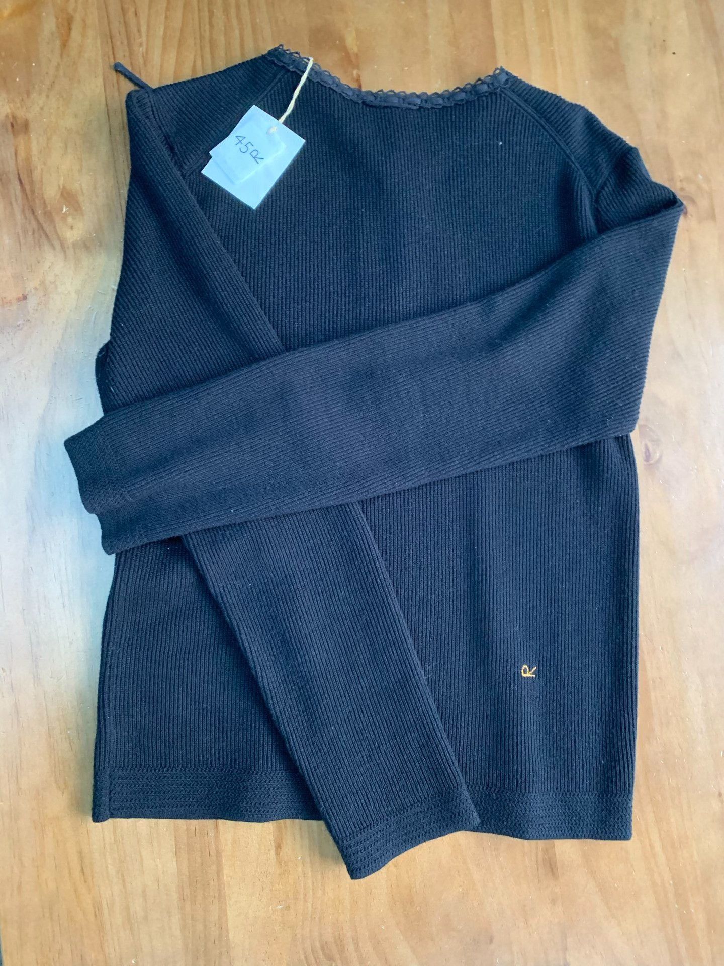 45rpm 45r Knit Cotton-Linen Top Size M / US 6-8 / IT 42-44 - 3 Thumbnail