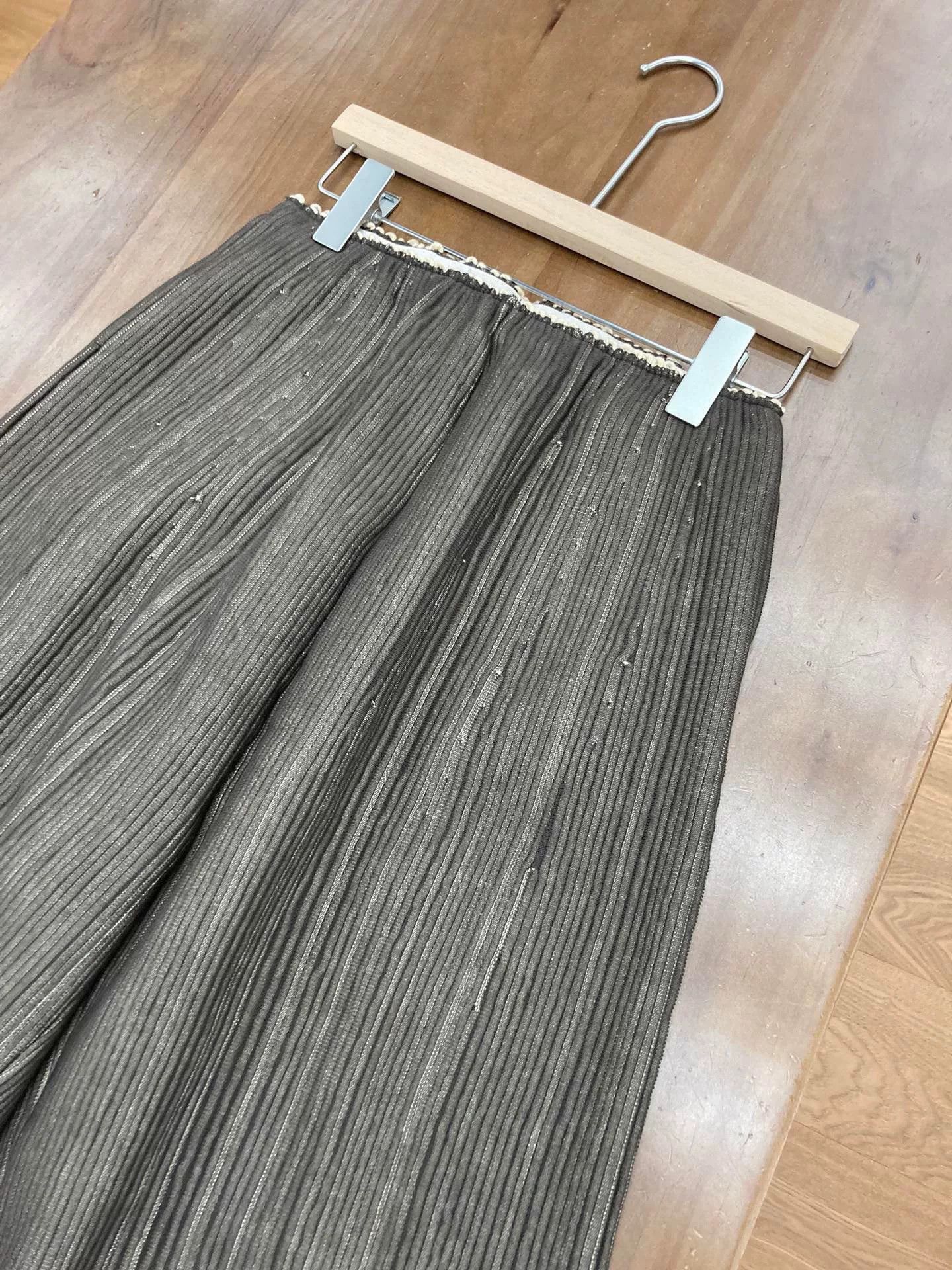 Bobbies Paris Boboutic Brown Woven Striped Pants Size 25" / US 0 / IT 36 - 4 Thumbnail