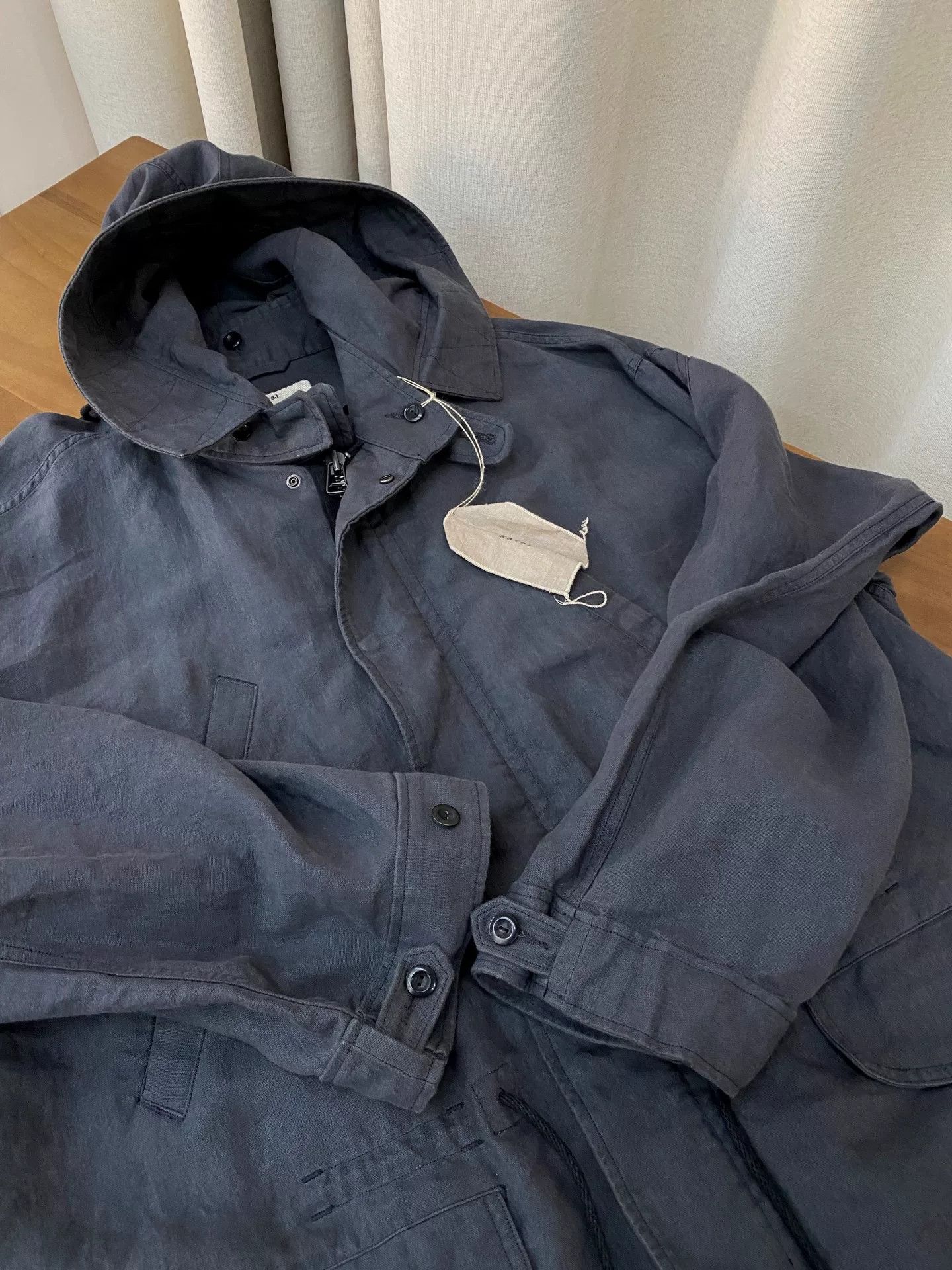 KAVU Kaval Gray-Black Mid-Length Coat Size US M / EU 48-50 / 2 - 4 Thumbnail