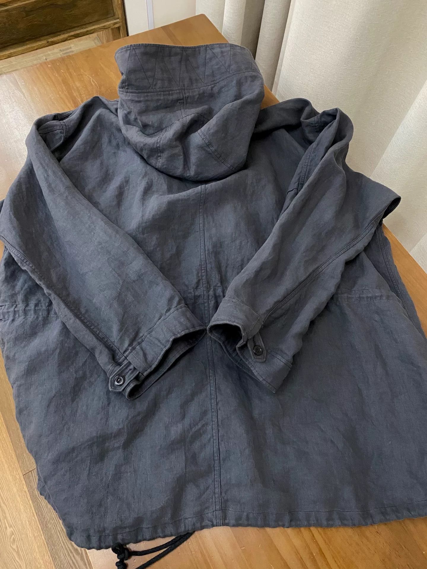 KAVU Kaval Gray-Black Mid-Length Coat Size US M / EU 48-50 / 2 - 2 Thumbnail