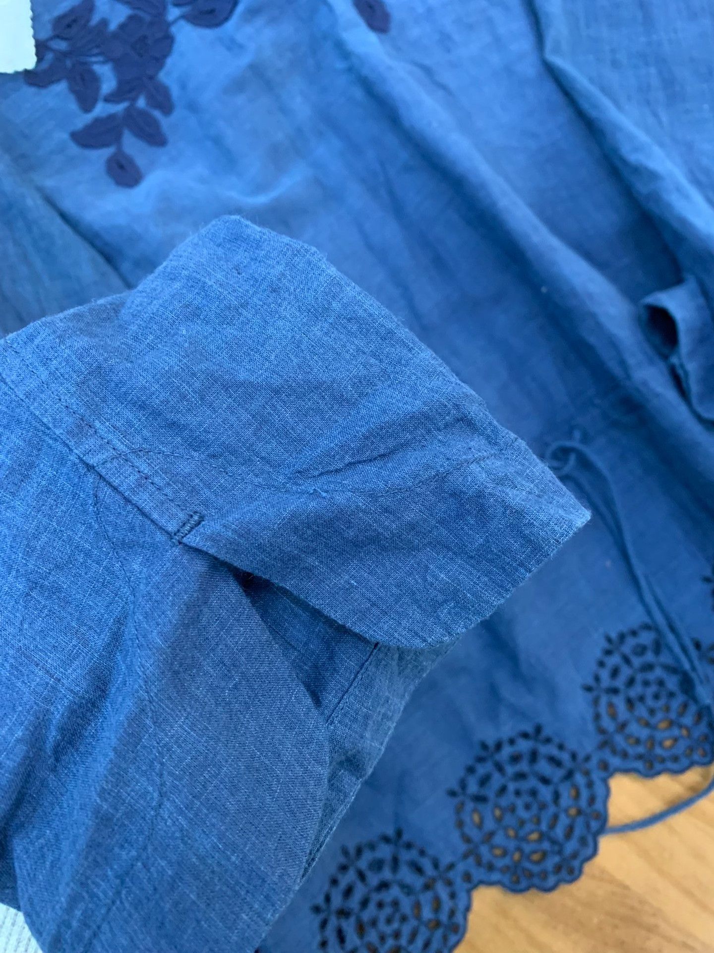45rpm 45R Indigo Embroidered Shirt Size US M / EU 48-50 / 2 - 5 Thumbnail