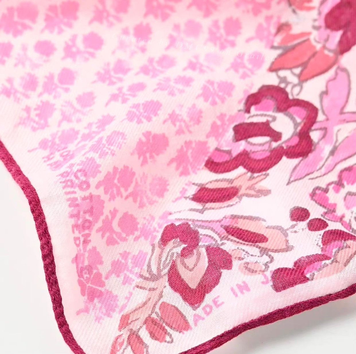 45rpm 45R Sakura Pink Square Scarf Size ONE SIZE - 6 Thumbnail