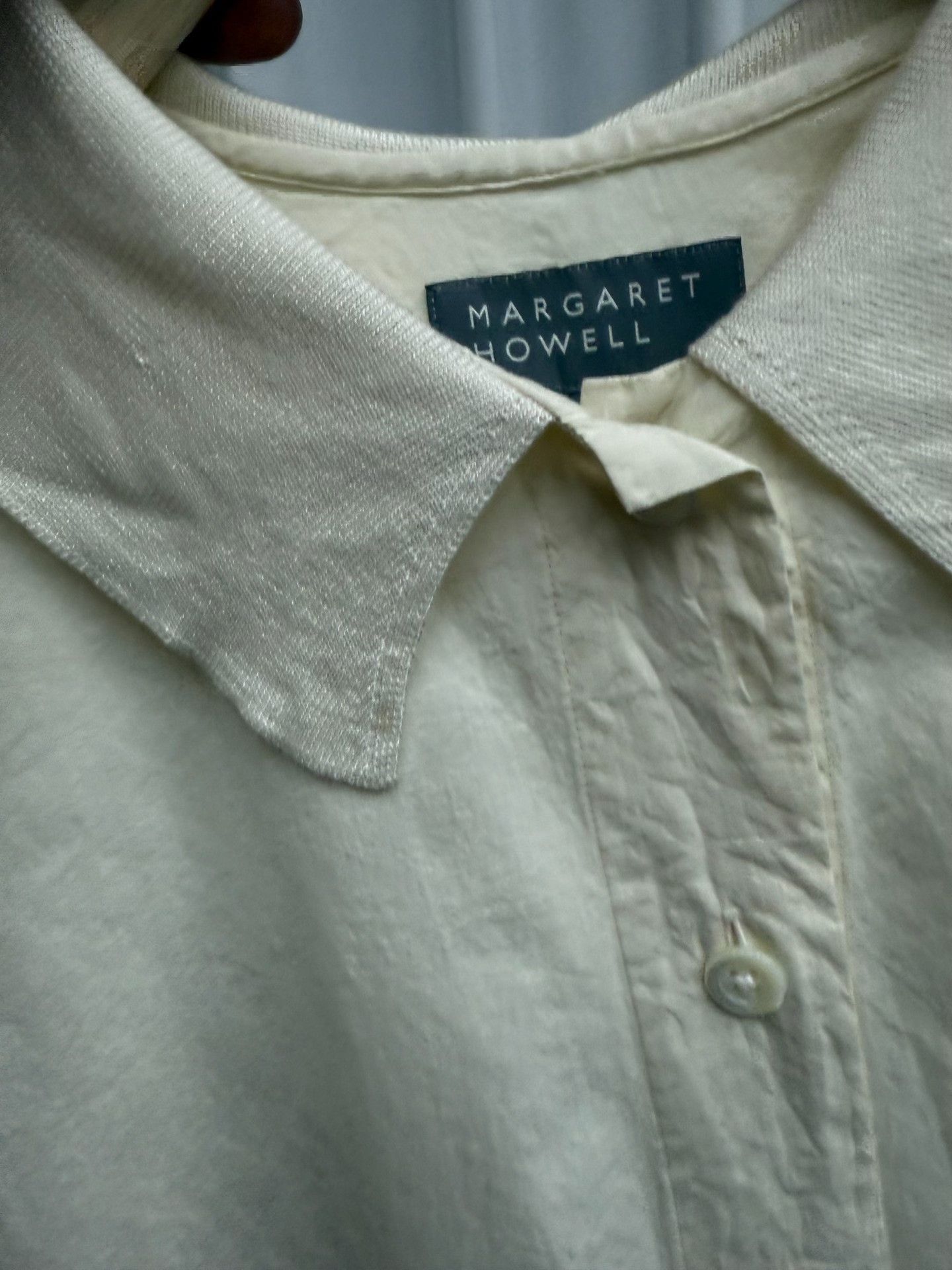 MHI MHL Doll Collar Casual Shirt Size M / US 6-8 / IT 42-44 - 3 Thumbnail